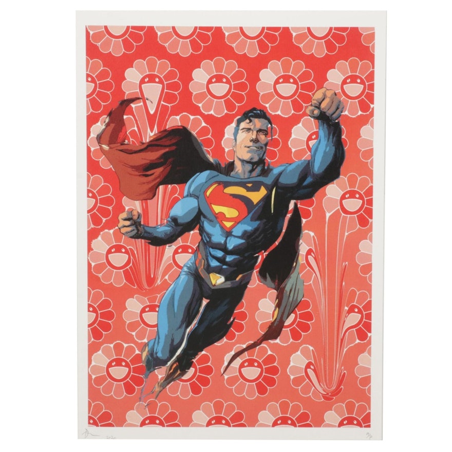 Death NYC Superman Pop Art Graphic Print "DEATHD94," 2020