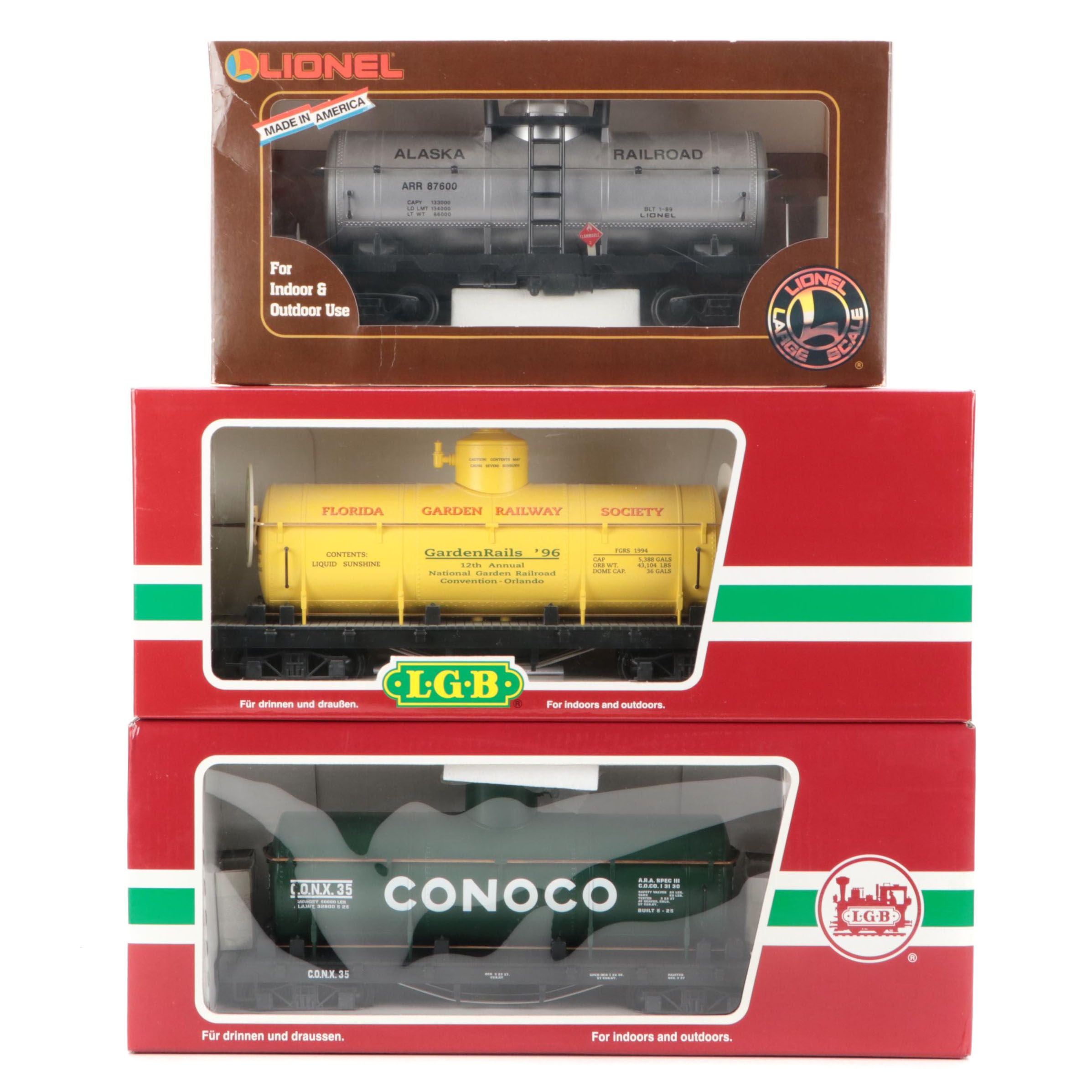 Lionel, Lehmann-Gross-Bahn G Scale Model Railway Alaska RR, Other Tankers