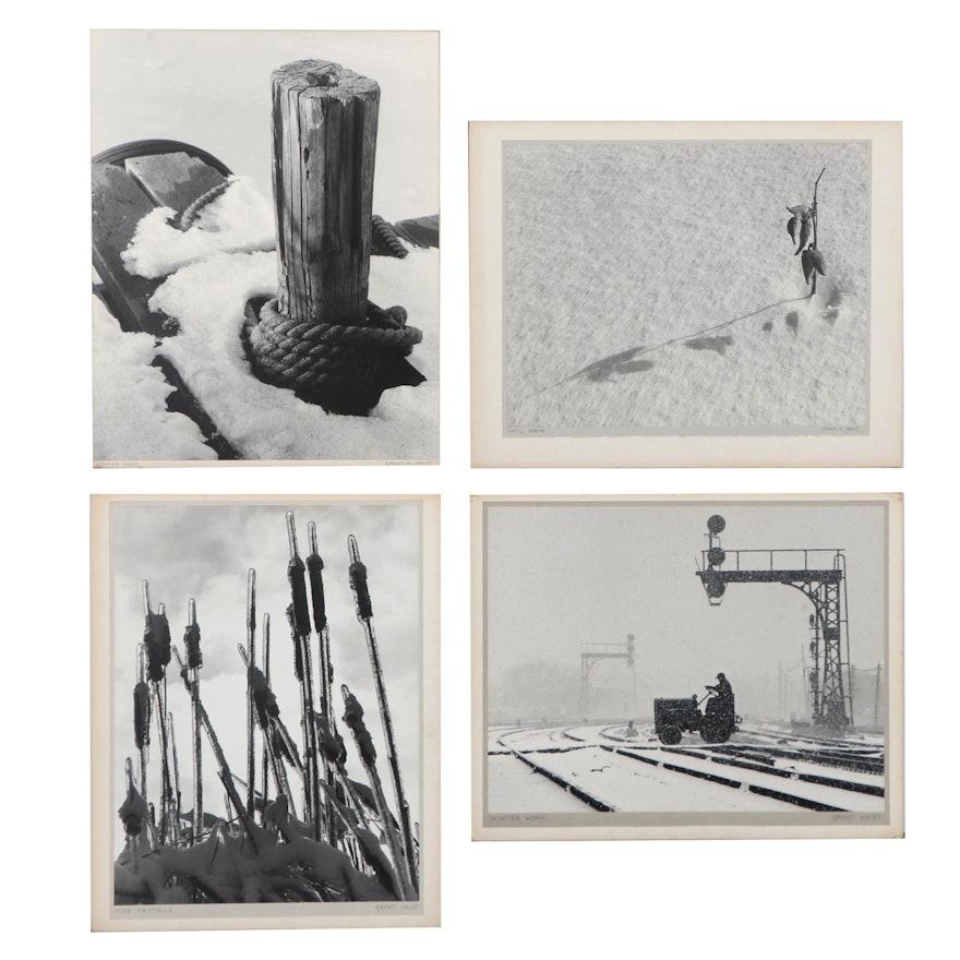 Grant M. Haist Silver Gelatin Photographs "Winter Fast" and More