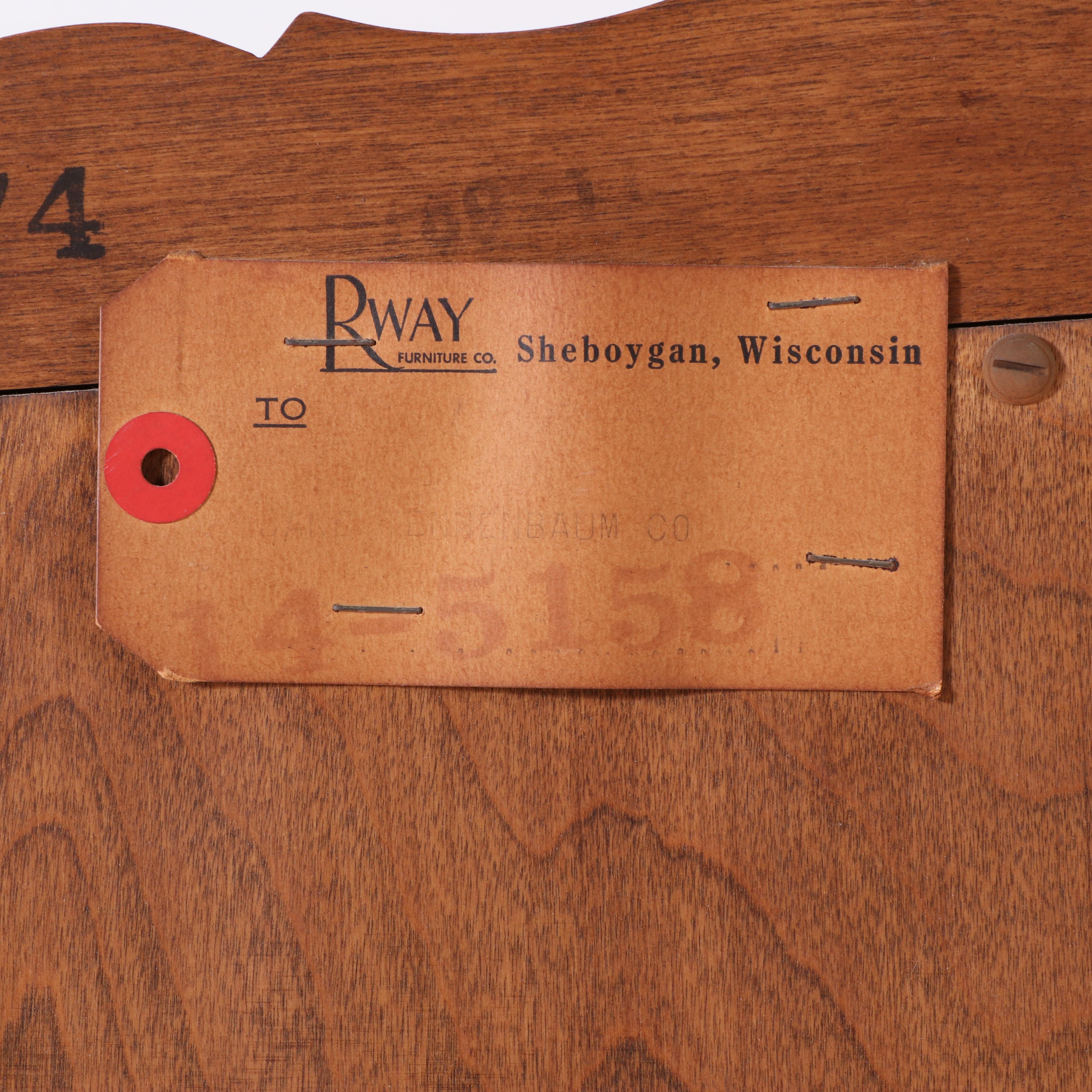 Rway French Provincial Style Maple Hutch Cupboard, Mid-20th Century