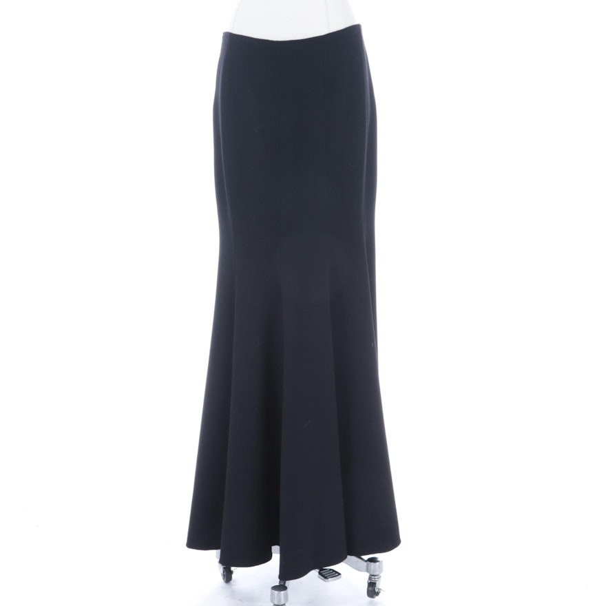 Oscar de la Renta Full-Length Skirt in Double-Faced Wool Crepe