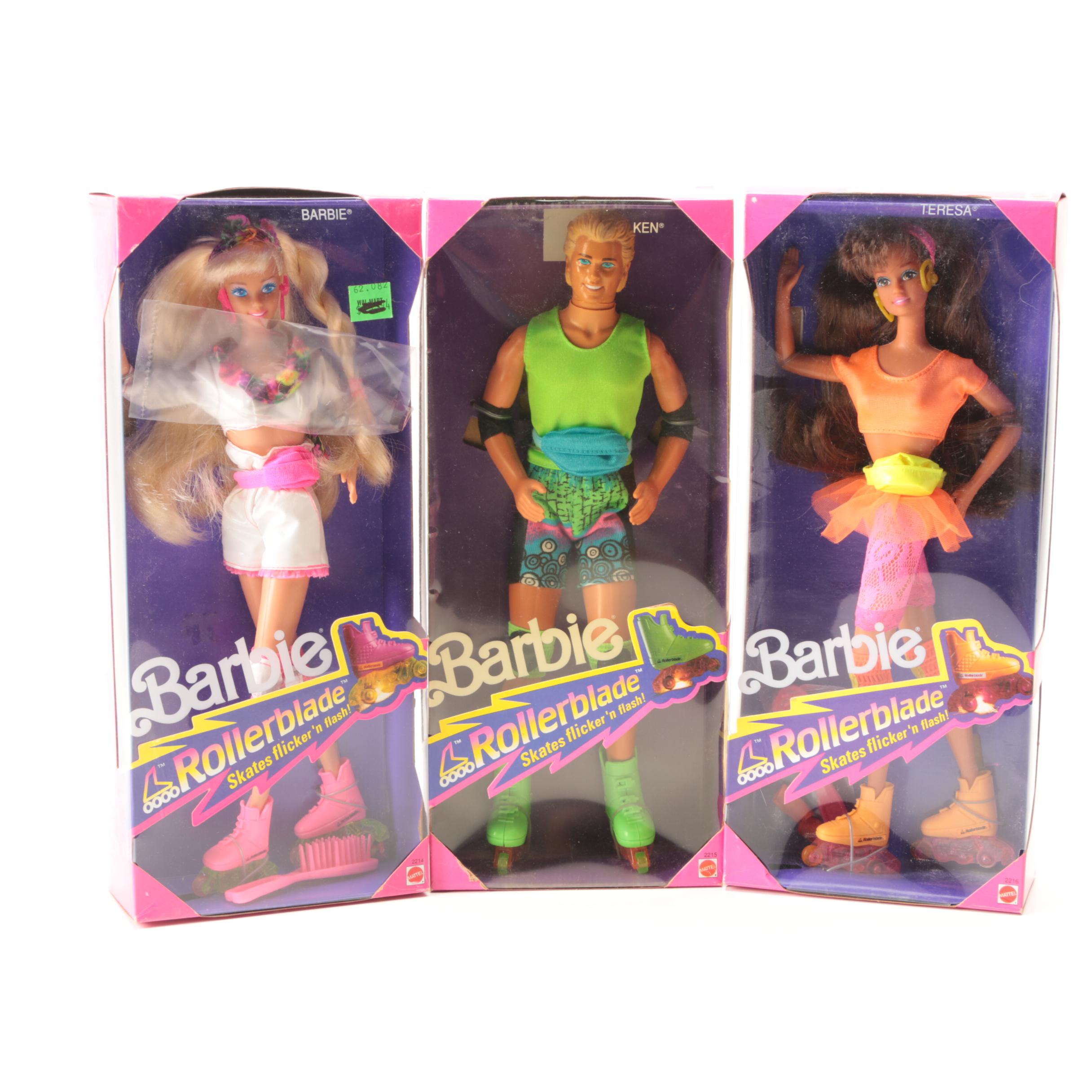 Mattel "Barbie and the All Stars" Dolls and Play Set with Others, 1990s