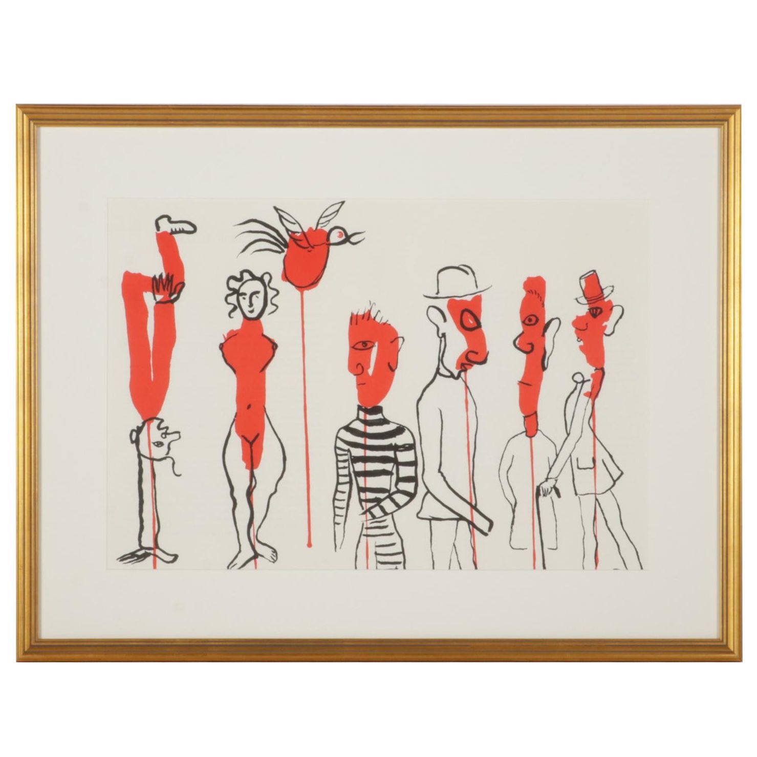 Alexander Calder Double-Page Color Lithograph for "Derrière le Miroir," 1966