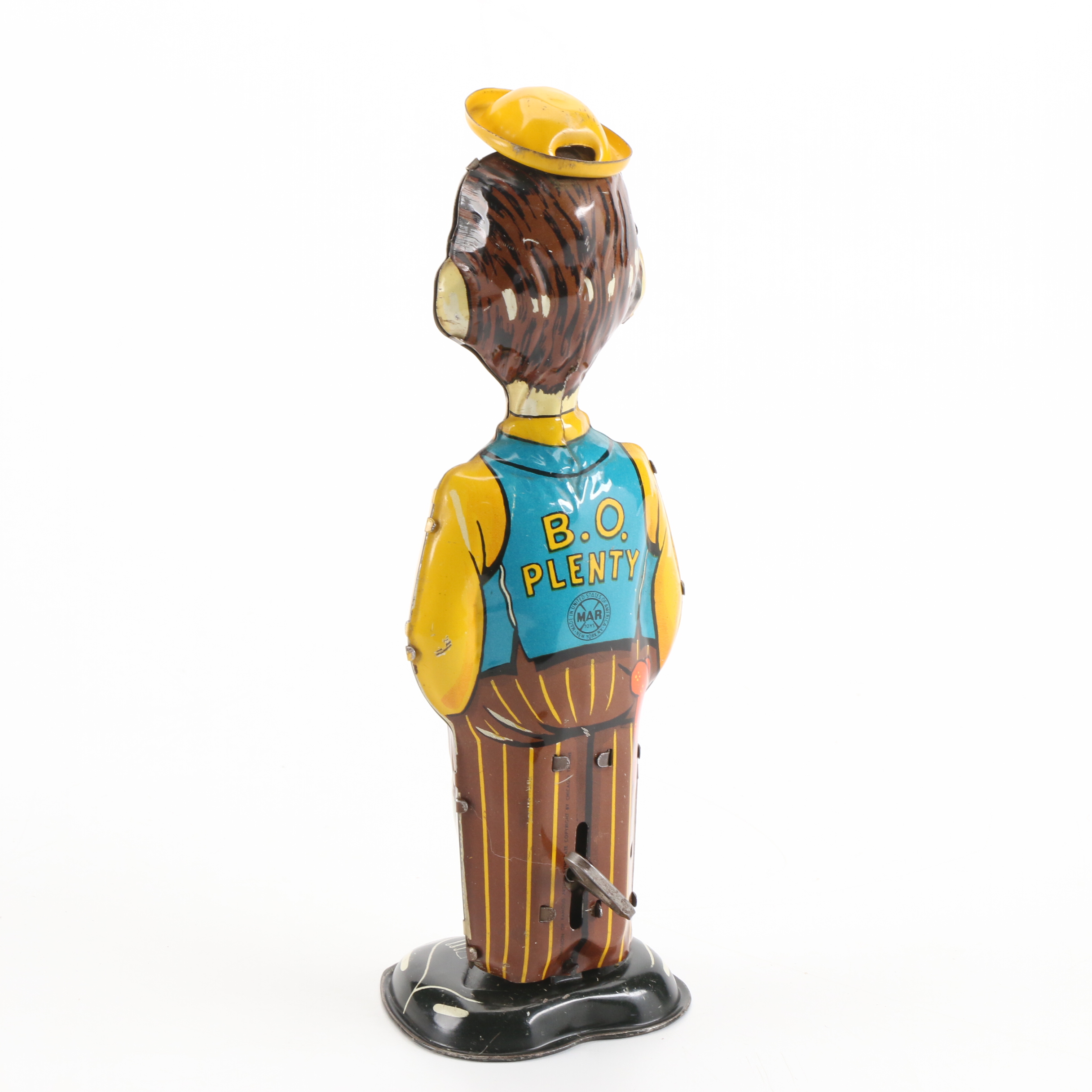 Marx "B.O. Plenty" Tin Litho Comic Character Wind-Up Toy, circa 1947