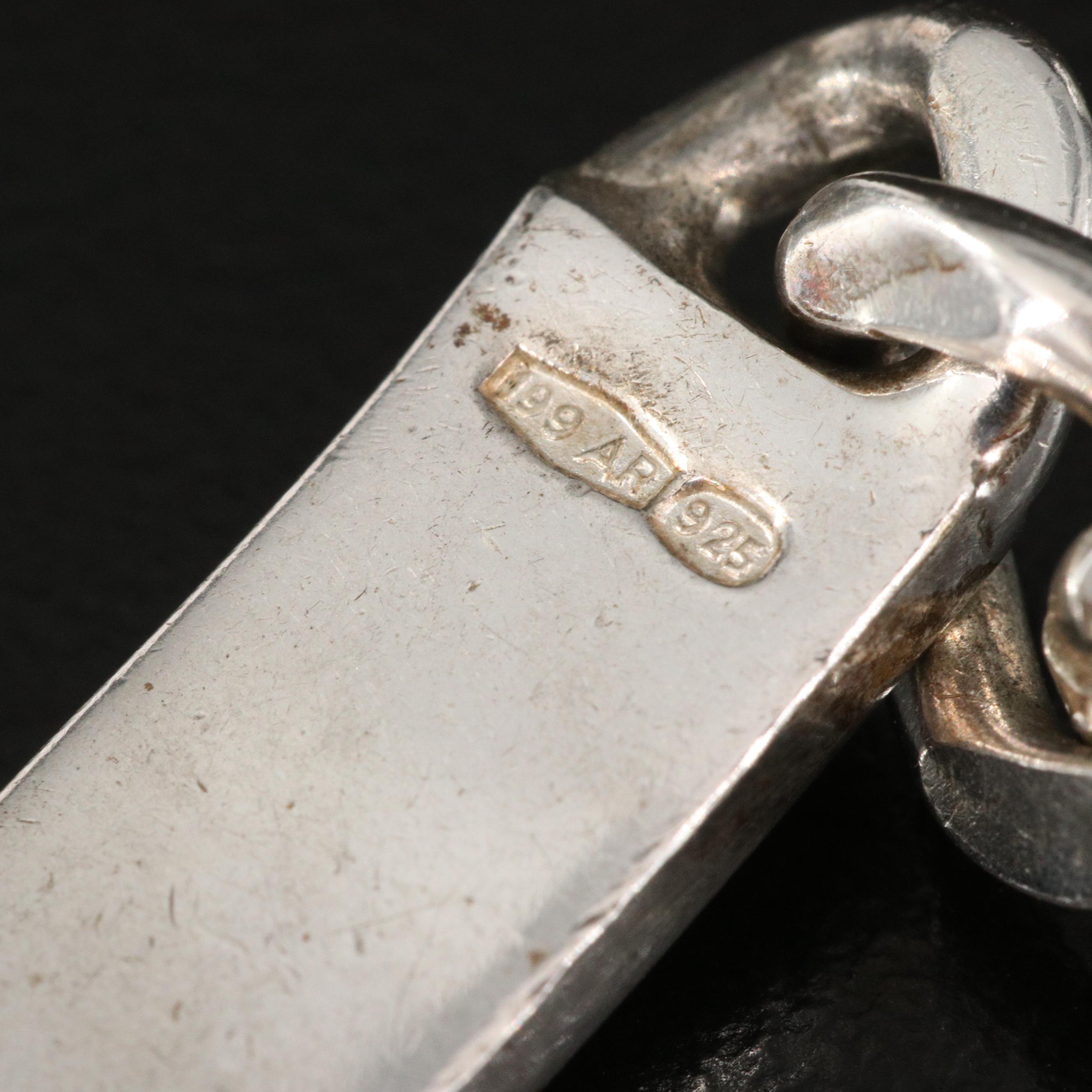 Sterling Silver ID Bracelet