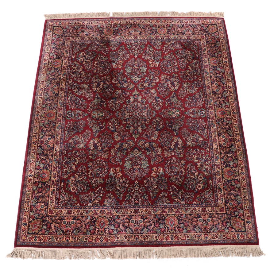 8'7 x 11'4 Machine Made Karastan "Red Sarouk" Area Rug