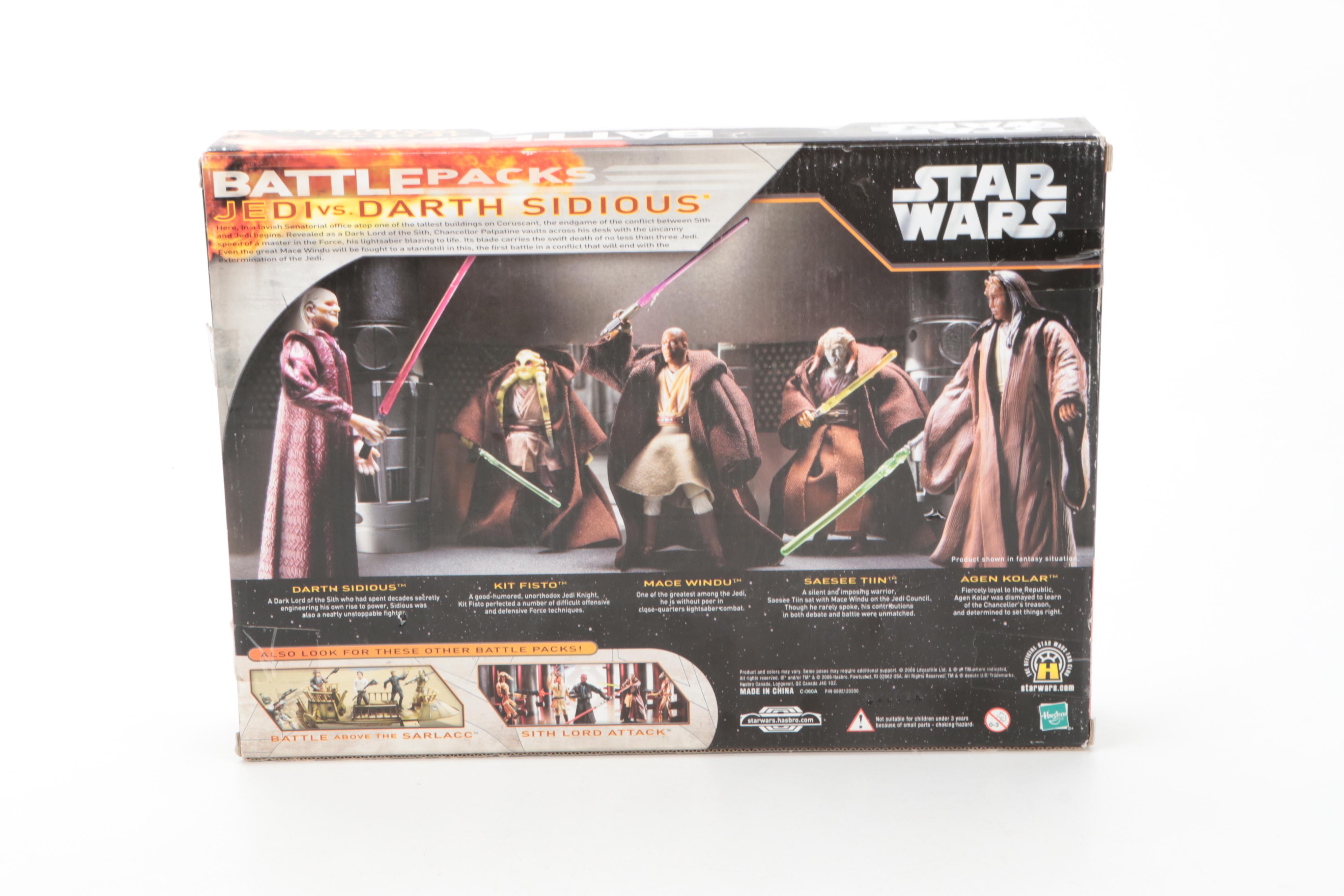 Star Wars Legacy Pack and Battle Pack Jedi vs. Darth Sidious