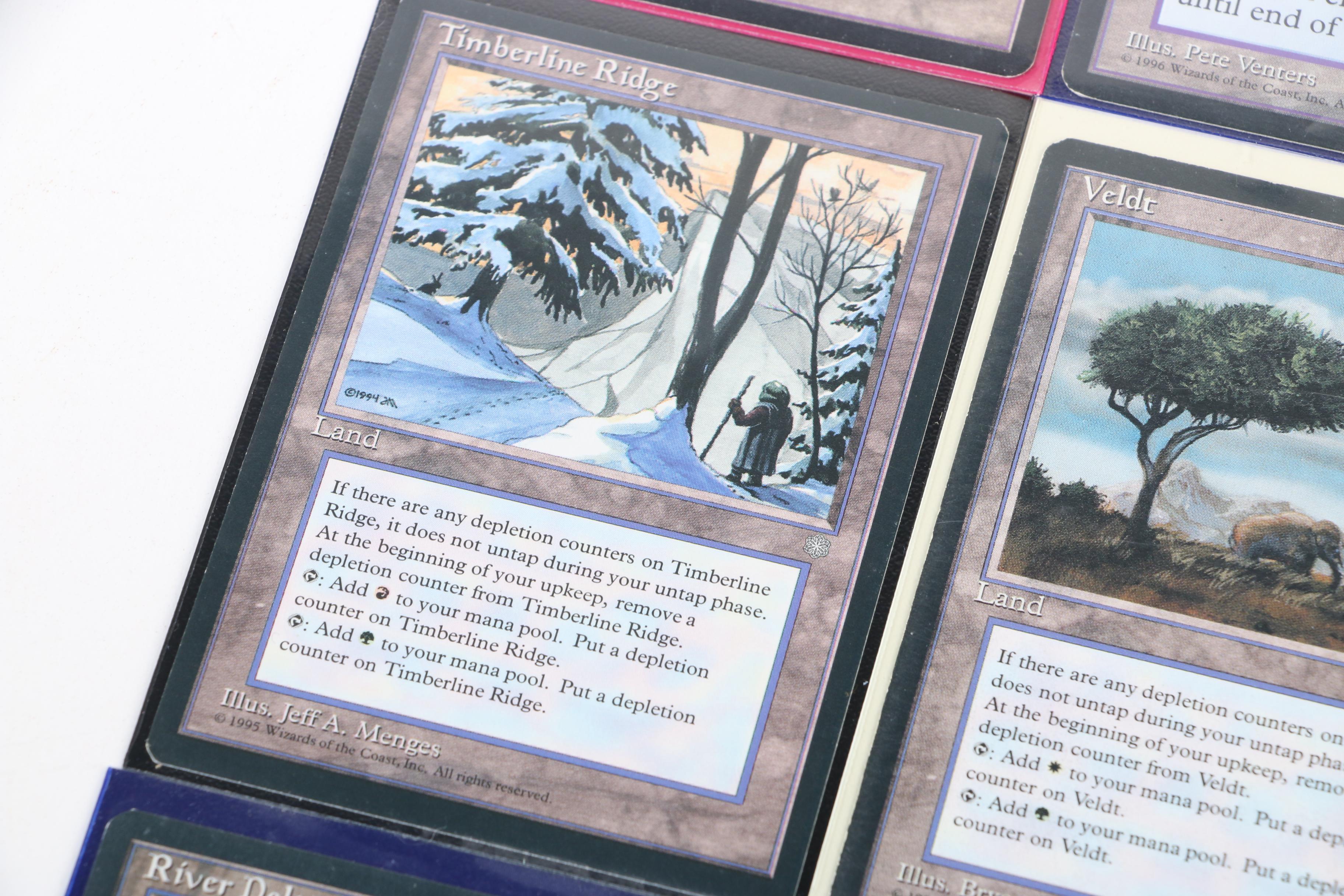 "Magic: The Gathering" Reserved List Land Cards Including "Winding Canyons"