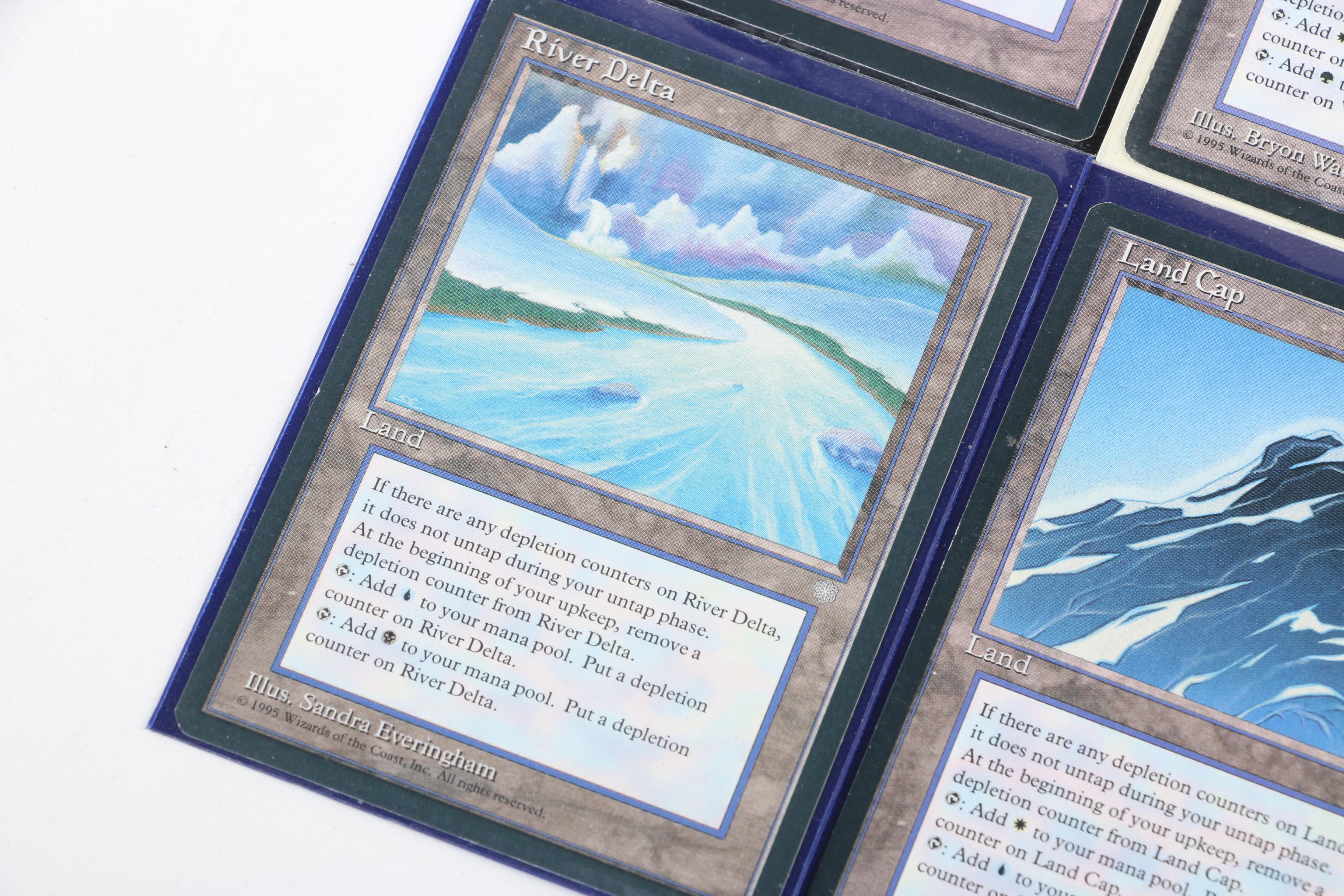 "Magic: The Gathering" Reserved List Land Cards Including "Winding Canyons"