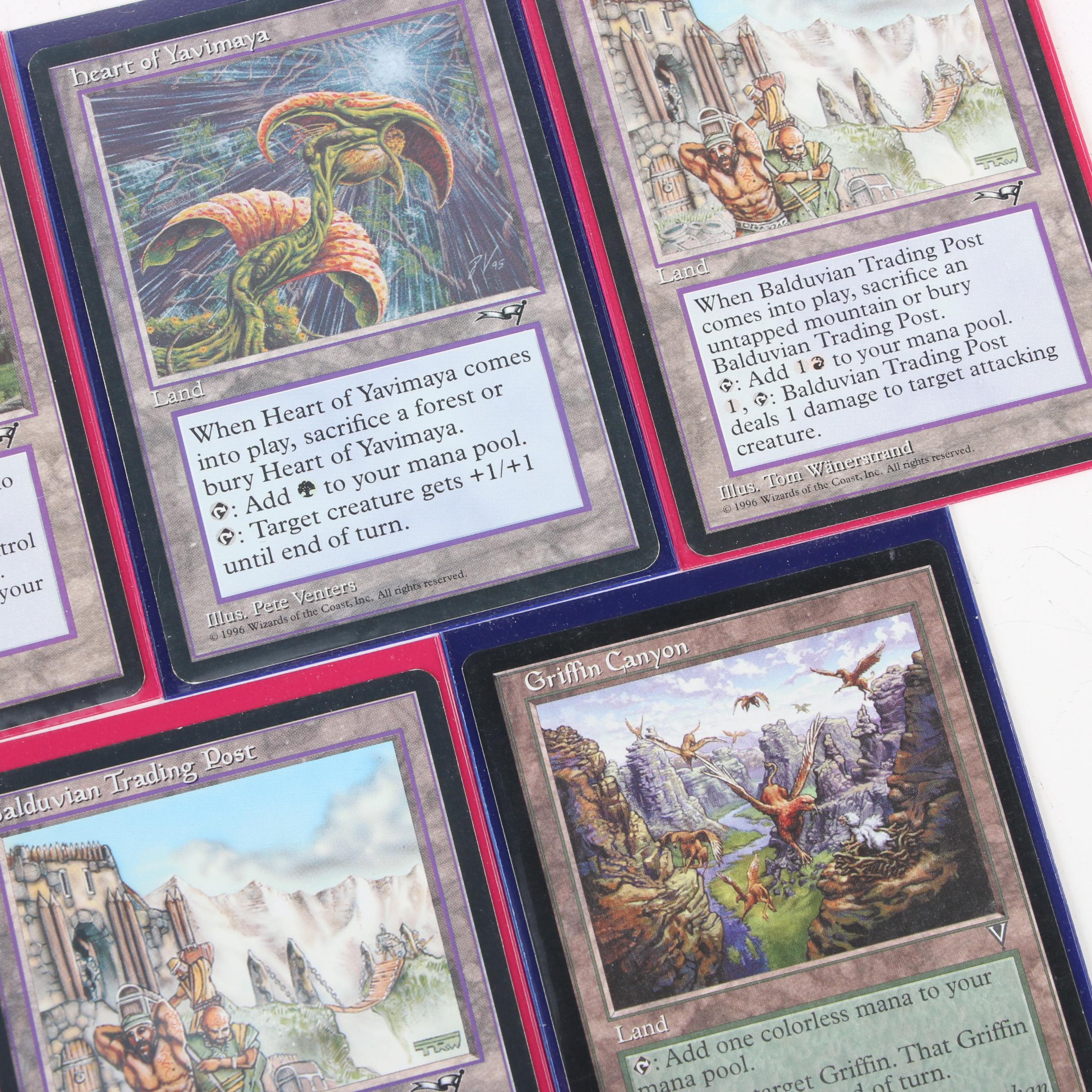 "Magic: The Gathering" Reserved List Land Cards Including "Winding Canyons"