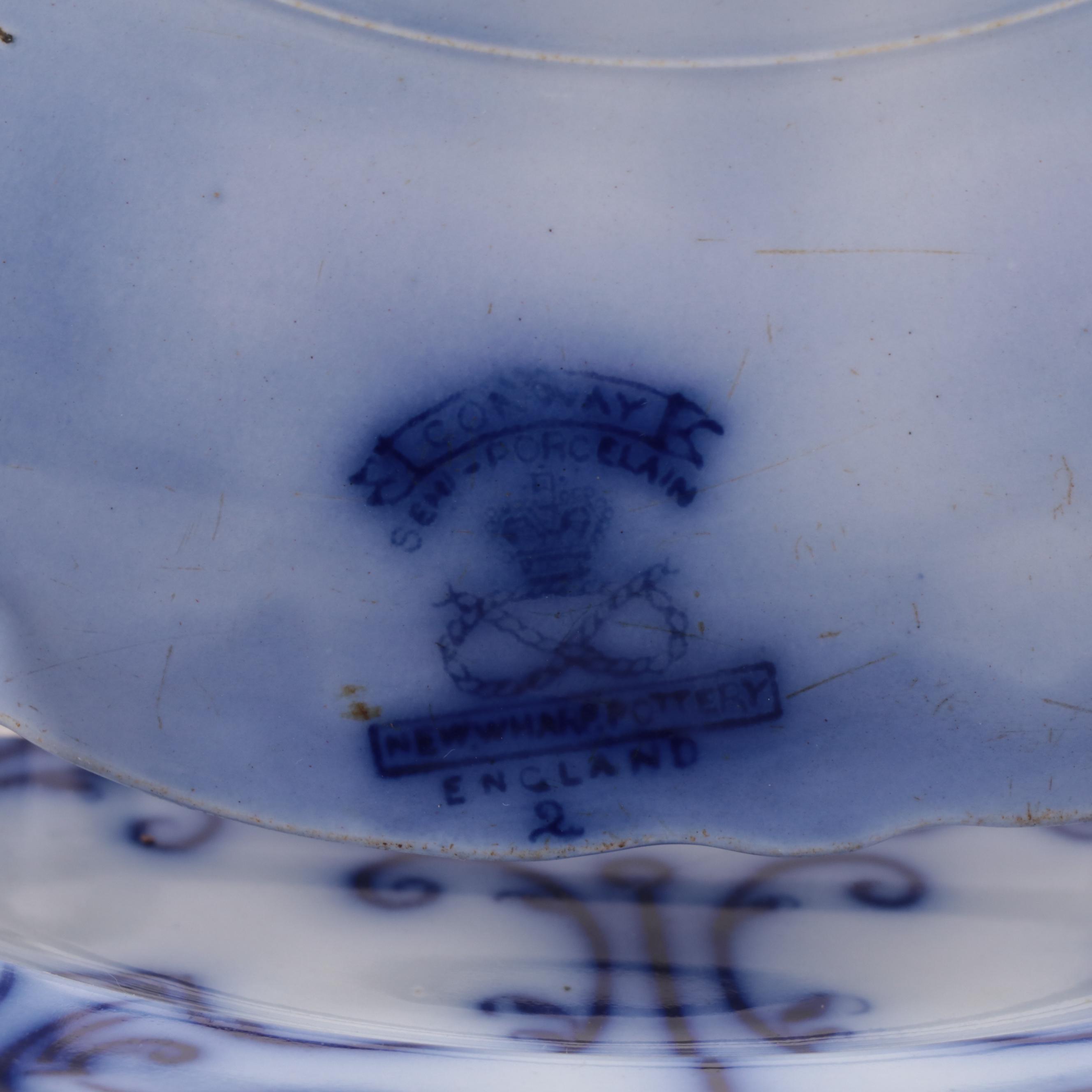 Johnson Bros. "Georgia" and Other English Ironstone Flow Blue Plates