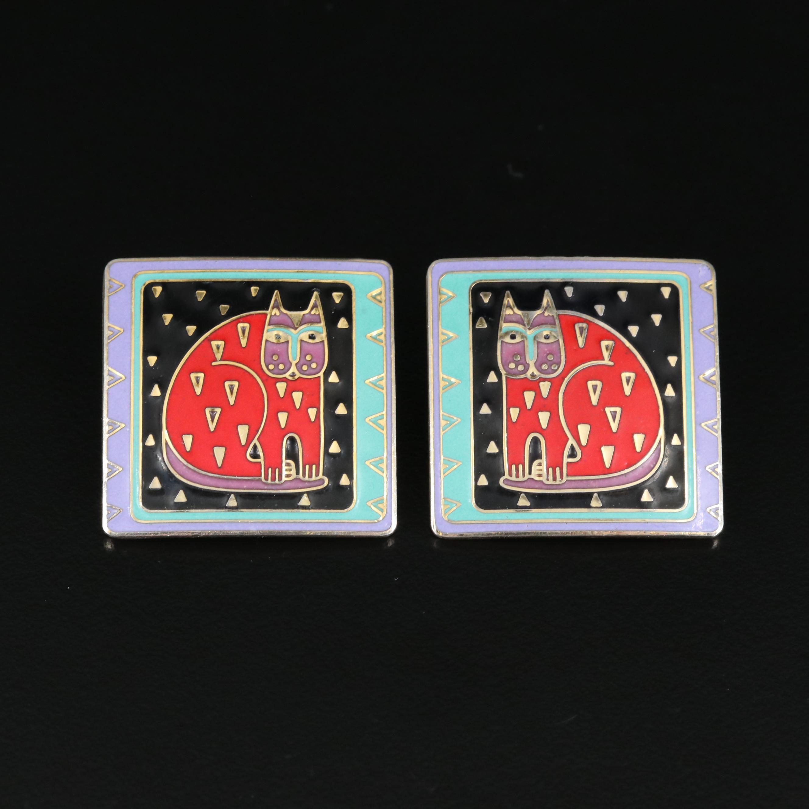 Earring Collection with Laurel Burch "Fantastic Feline" and "April Butterflies"