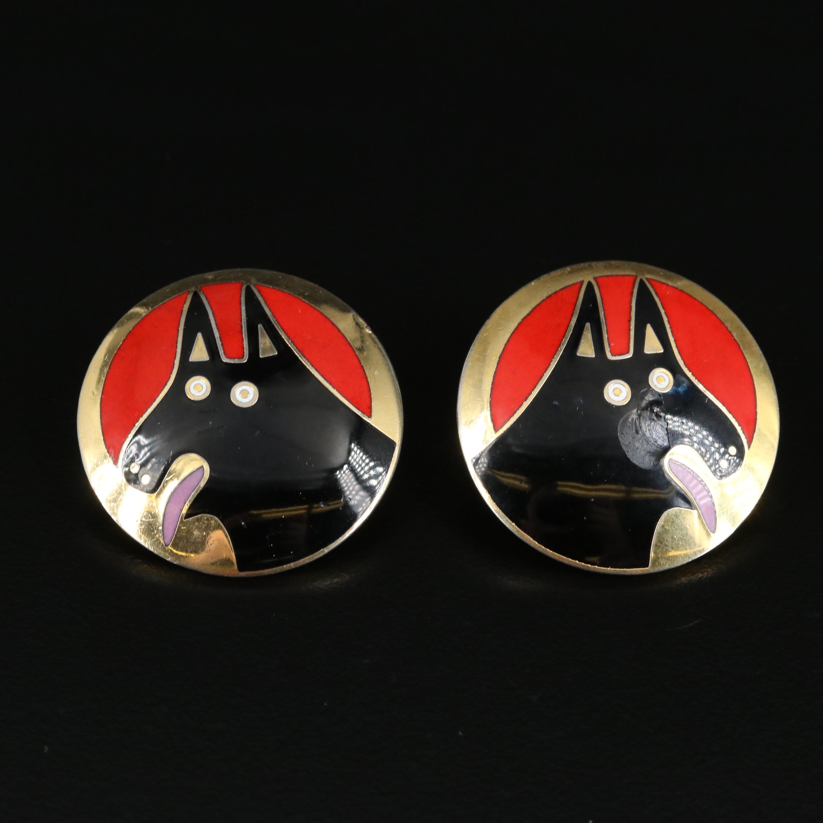 Earring Collection with Laurel Burch "Fantastic Feline" and "April Butterflies"