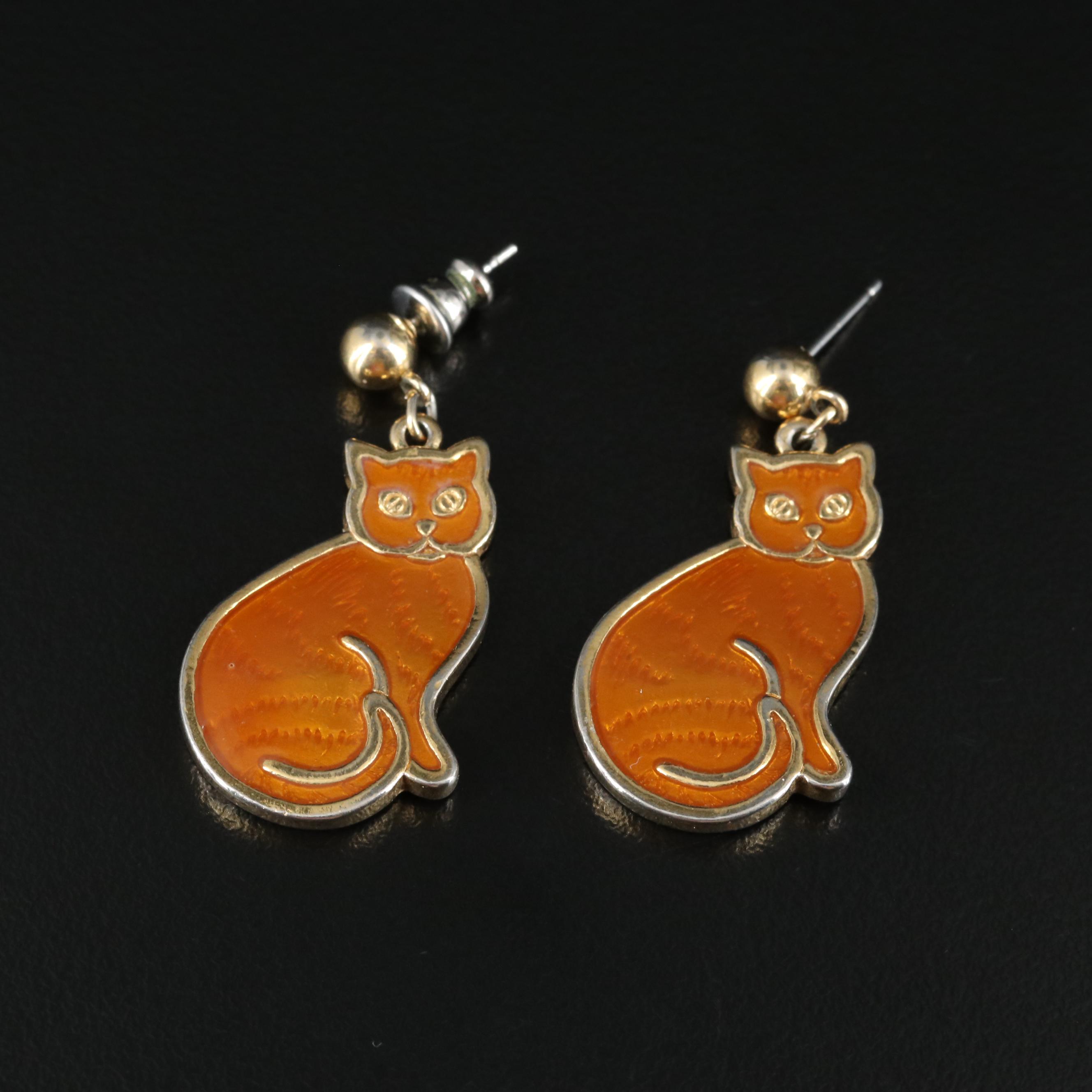 Earring Collection with Laurel Burch "Fantastic Feline" and "April Butterflies"