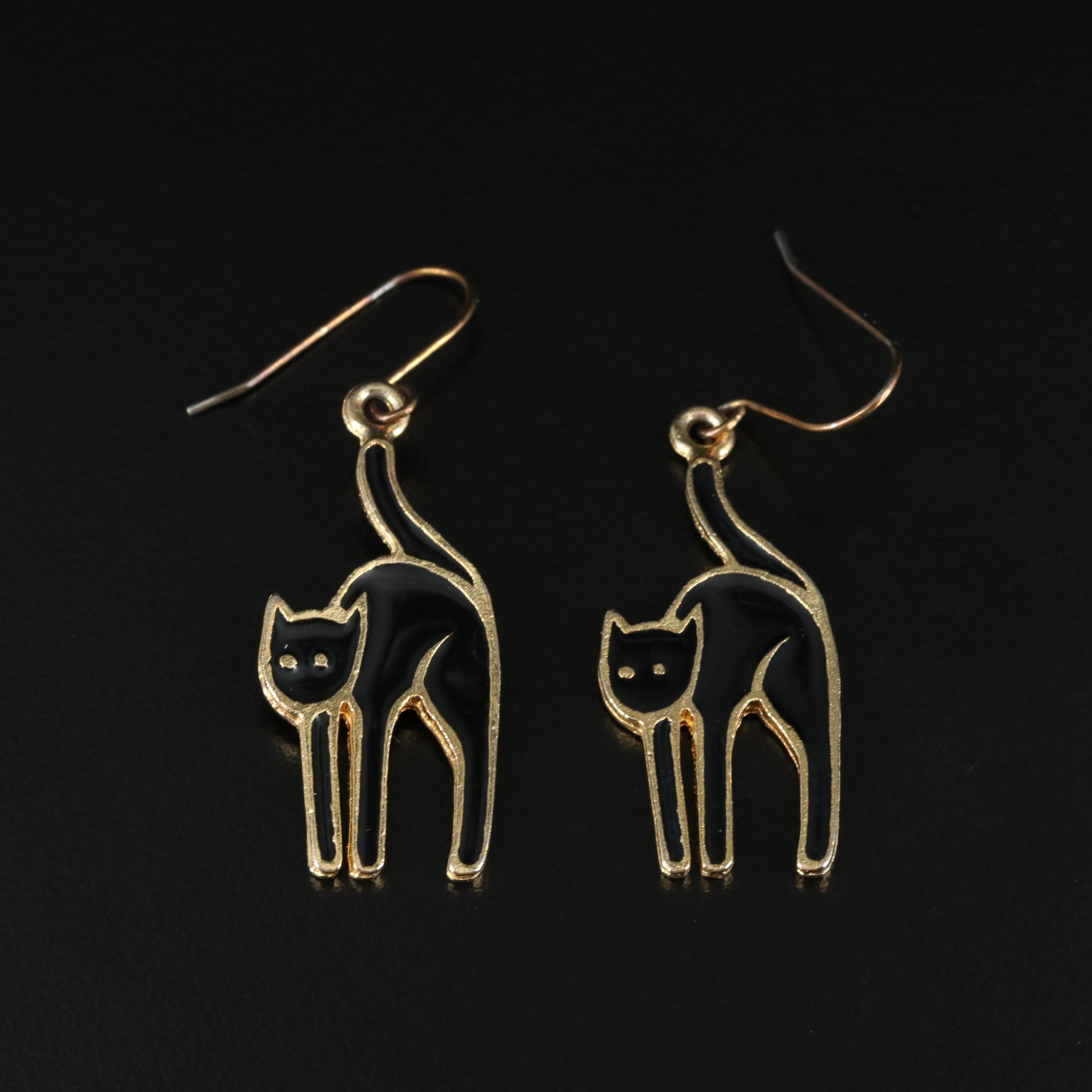 Earring Collection with Laurel Burch "Fantastic Feline" and "April Butterflies"