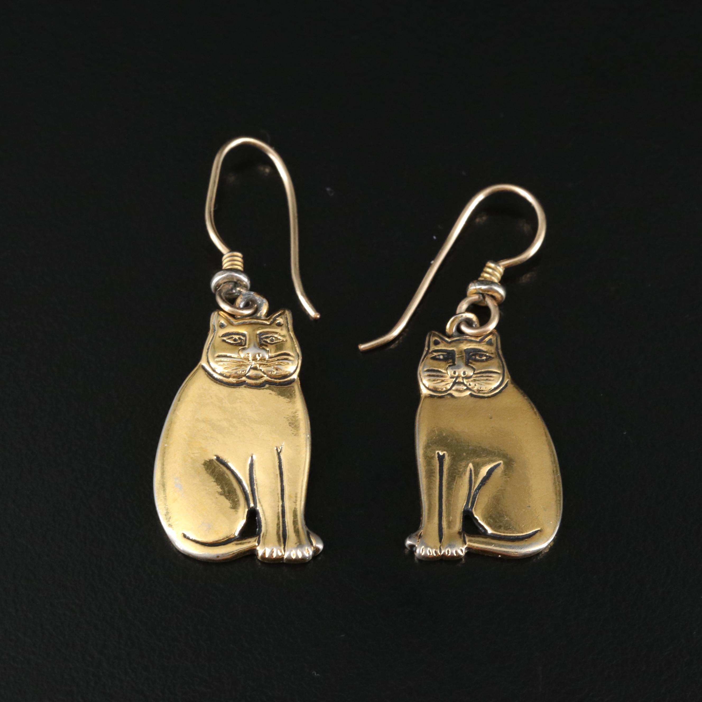 Earring Collection with Laurel Burch "Fantastic Feline" and "April Butterflies"