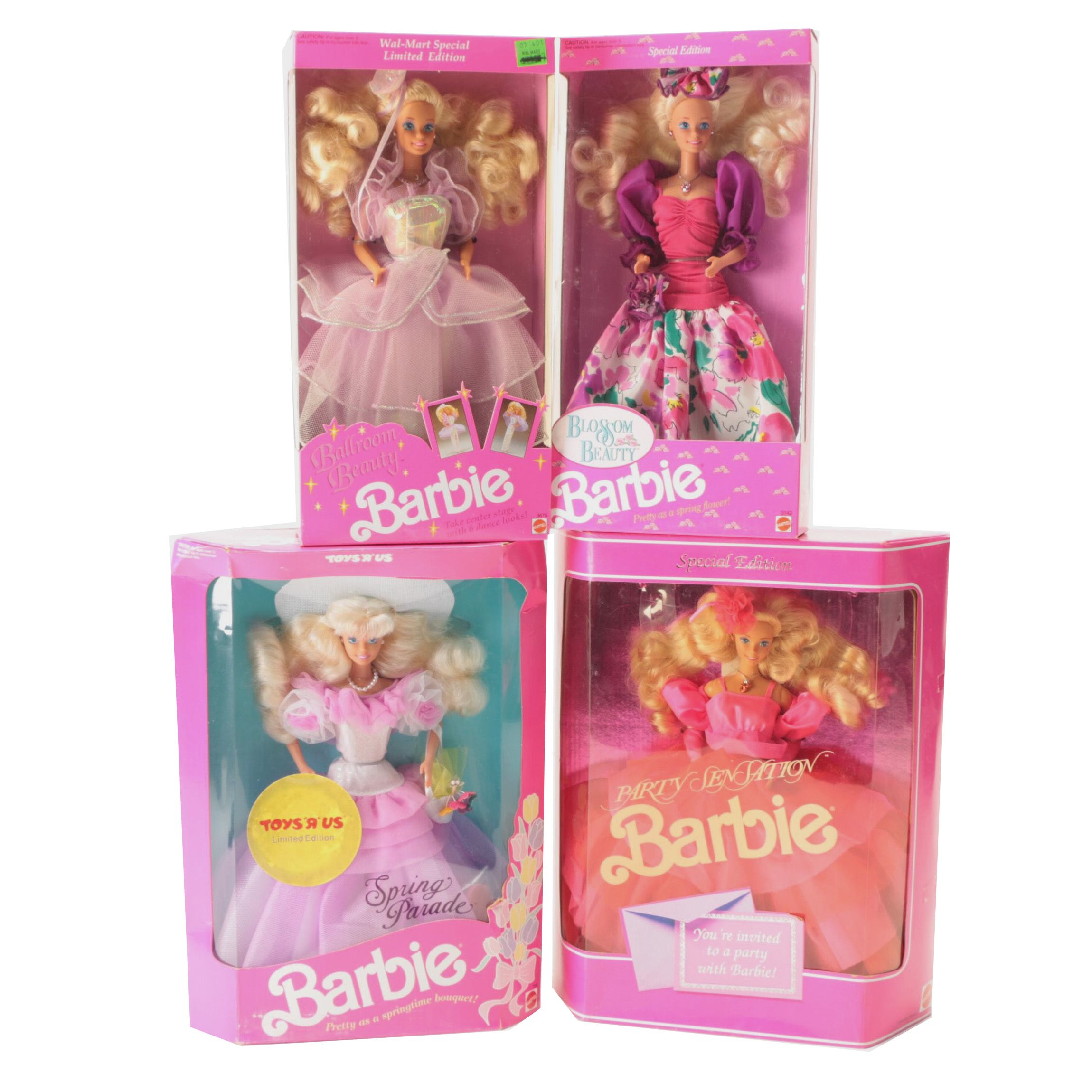 Mattel "Ballroom Beauty Barbie" and Other Dolls, Late 20th Century