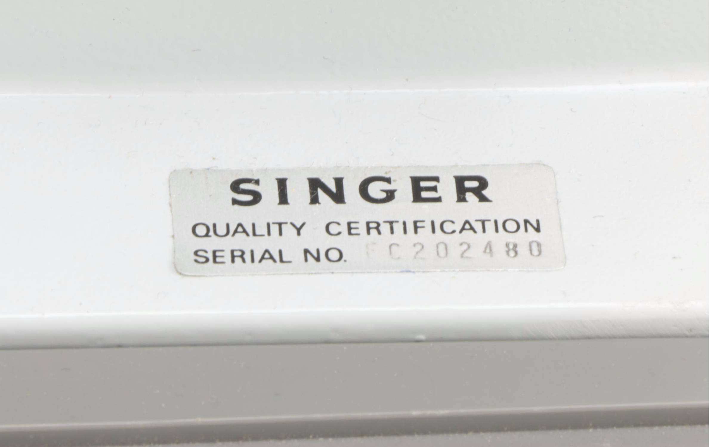 Singer Stylist Zig-Zag Model 416 Electric Sewing Machine with Case, 1970s