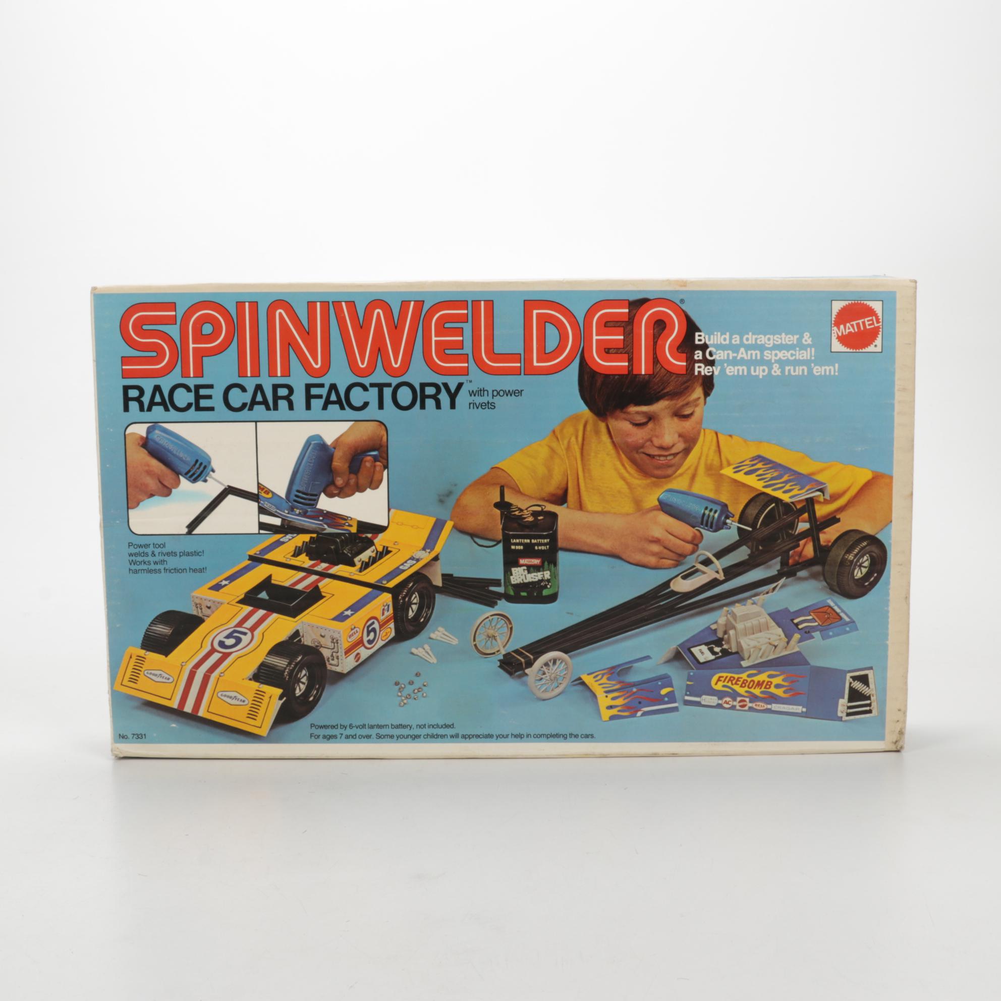 Johnny Speed Remote Control Toy Car, Car Factory, Spinwelder, and Finish Line