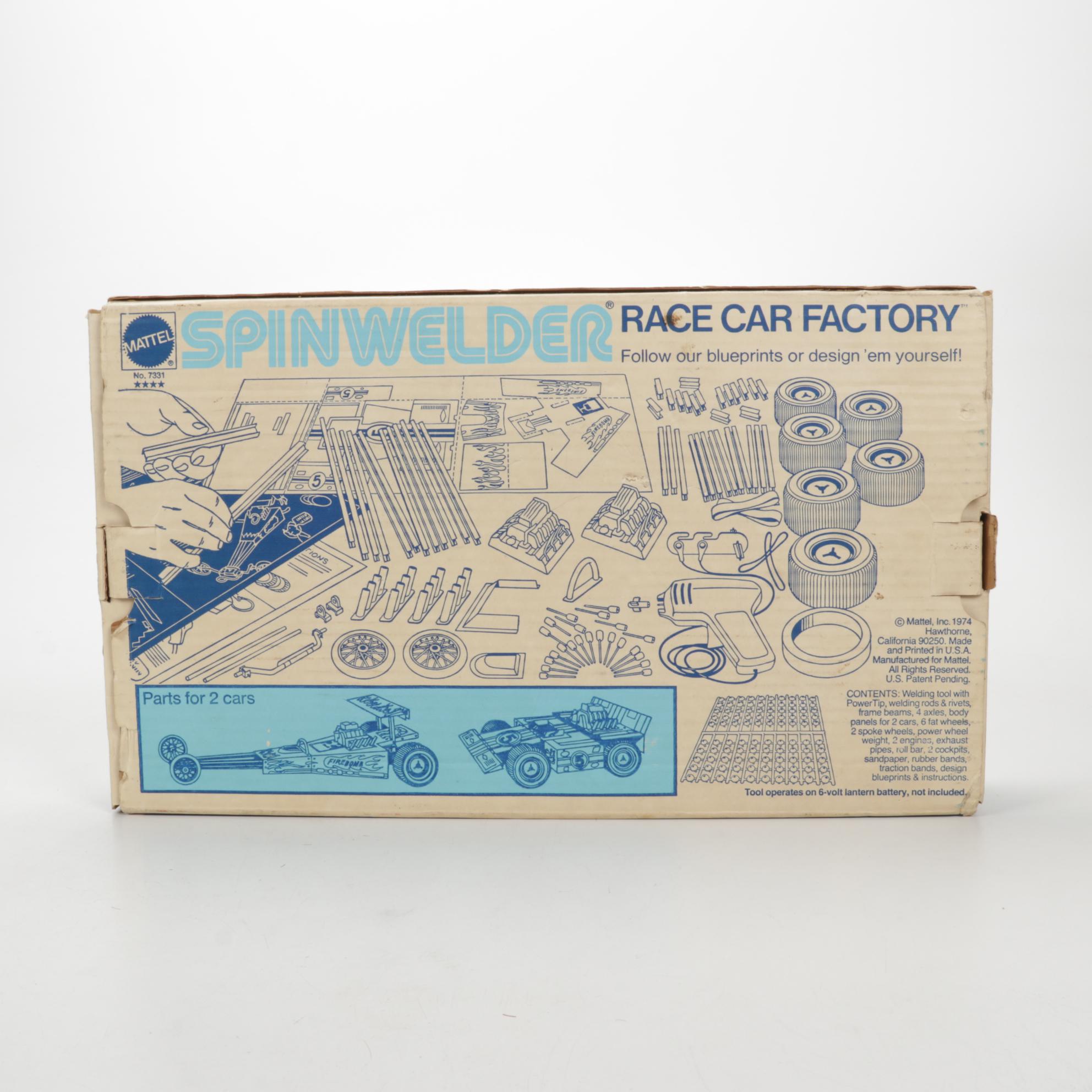 Johnny Speed Remote Control Toy Car, Car Factory, Spinwelder, and Finish Line