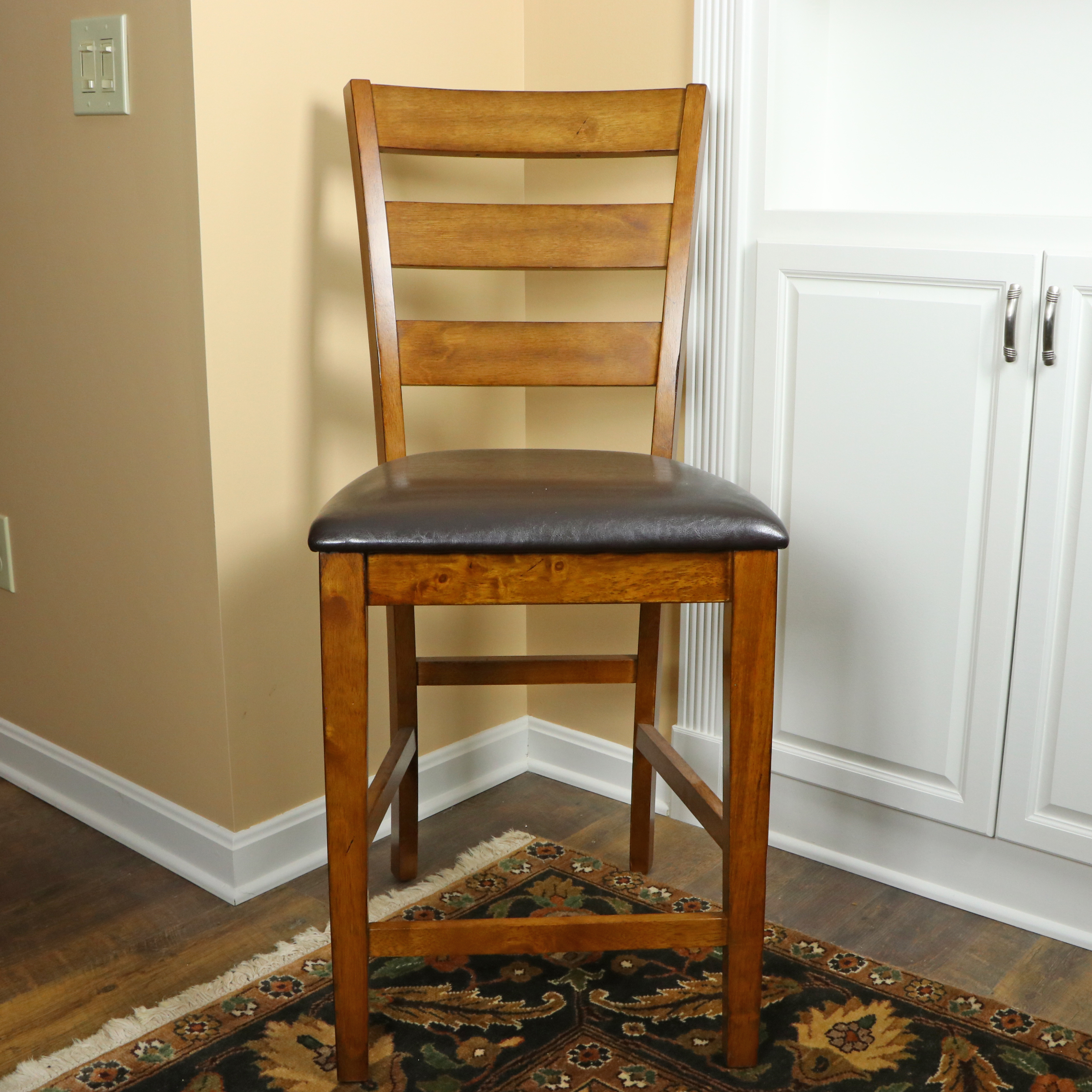 Great Veca Co. High-Top Wooden Six-Piece Dining Set