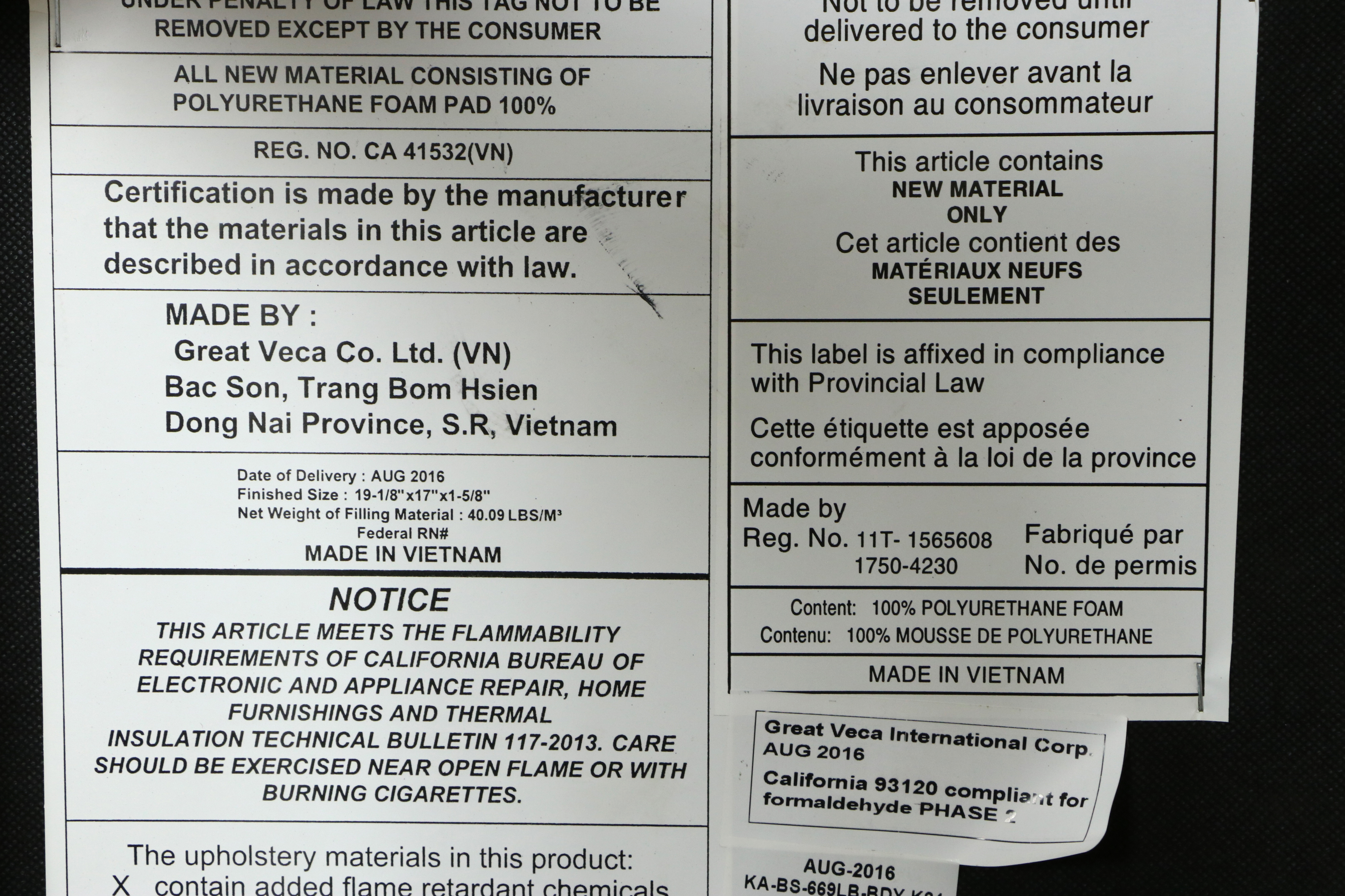Great Veca Co. High-Top Wooden Six-Piece Dining Set