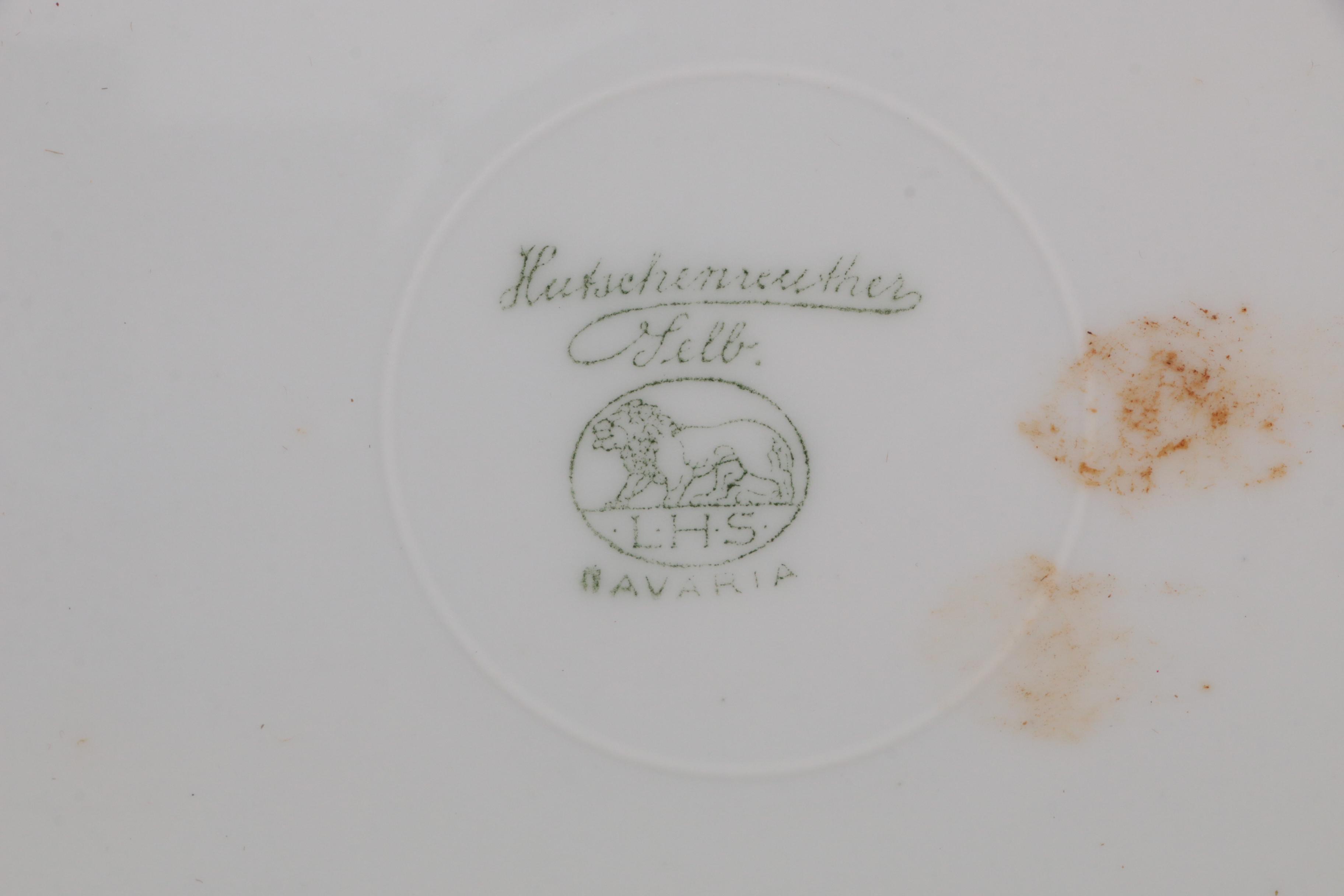 Haviland Limoges and Hutschenreuther Pink Floral Porcelain Dinnerware