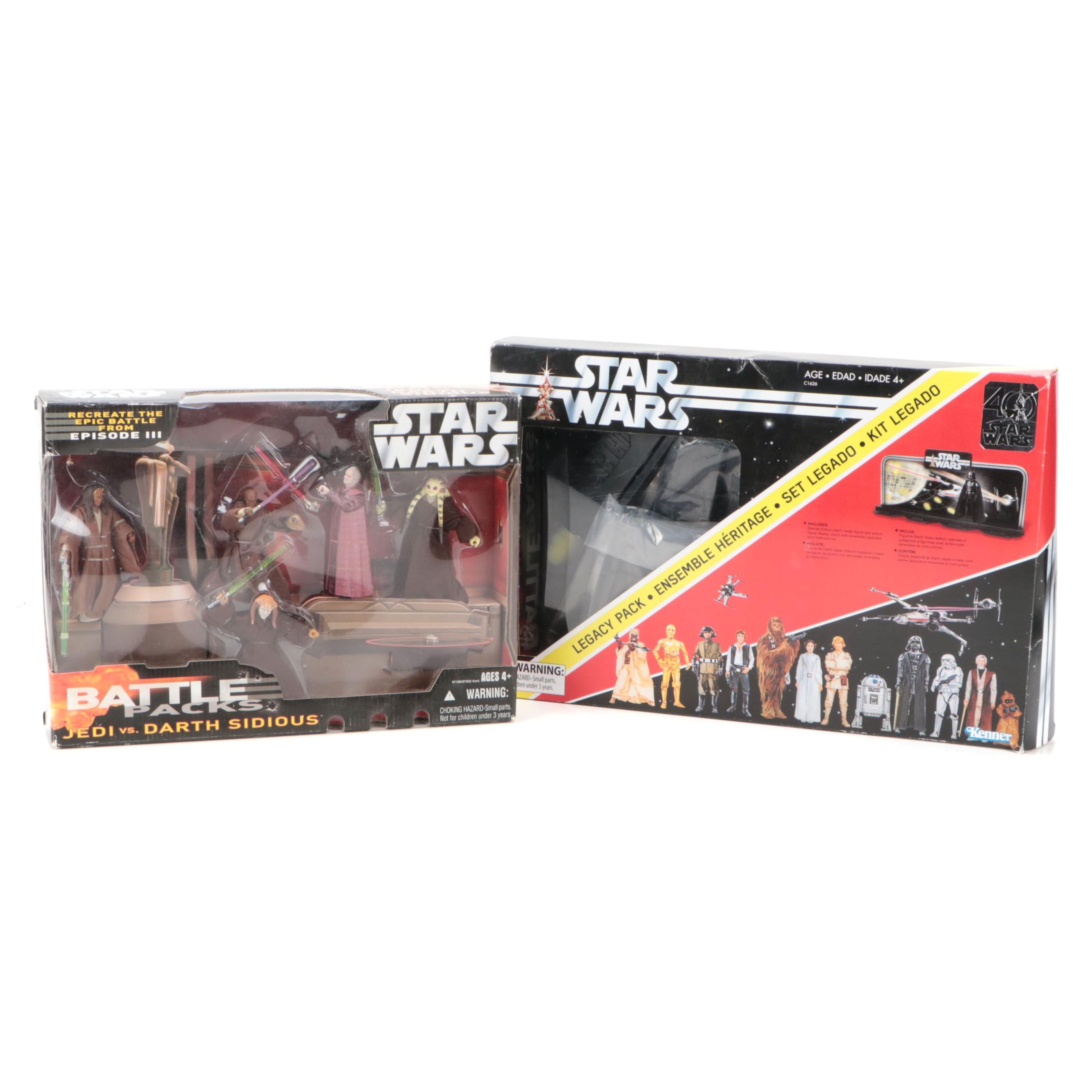 Star Wars Legacy Pack and Battle Pack Jedi vs. Darth Sidious
