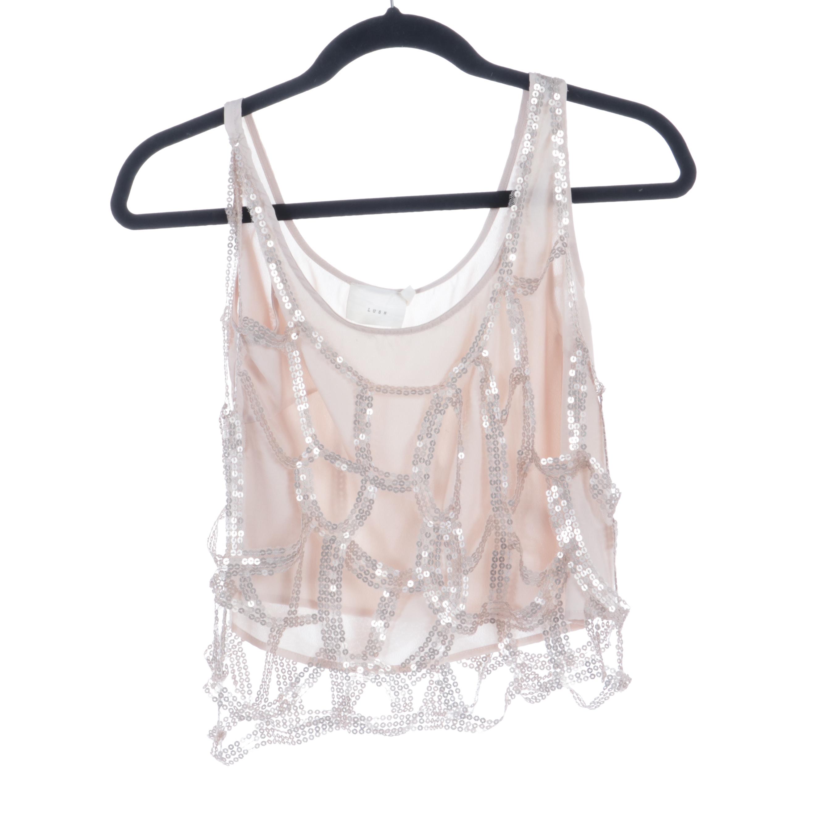 Carolina Herrera Silk Blouse, Tory Burch Blouse with Lace, Lush Cropped Shell