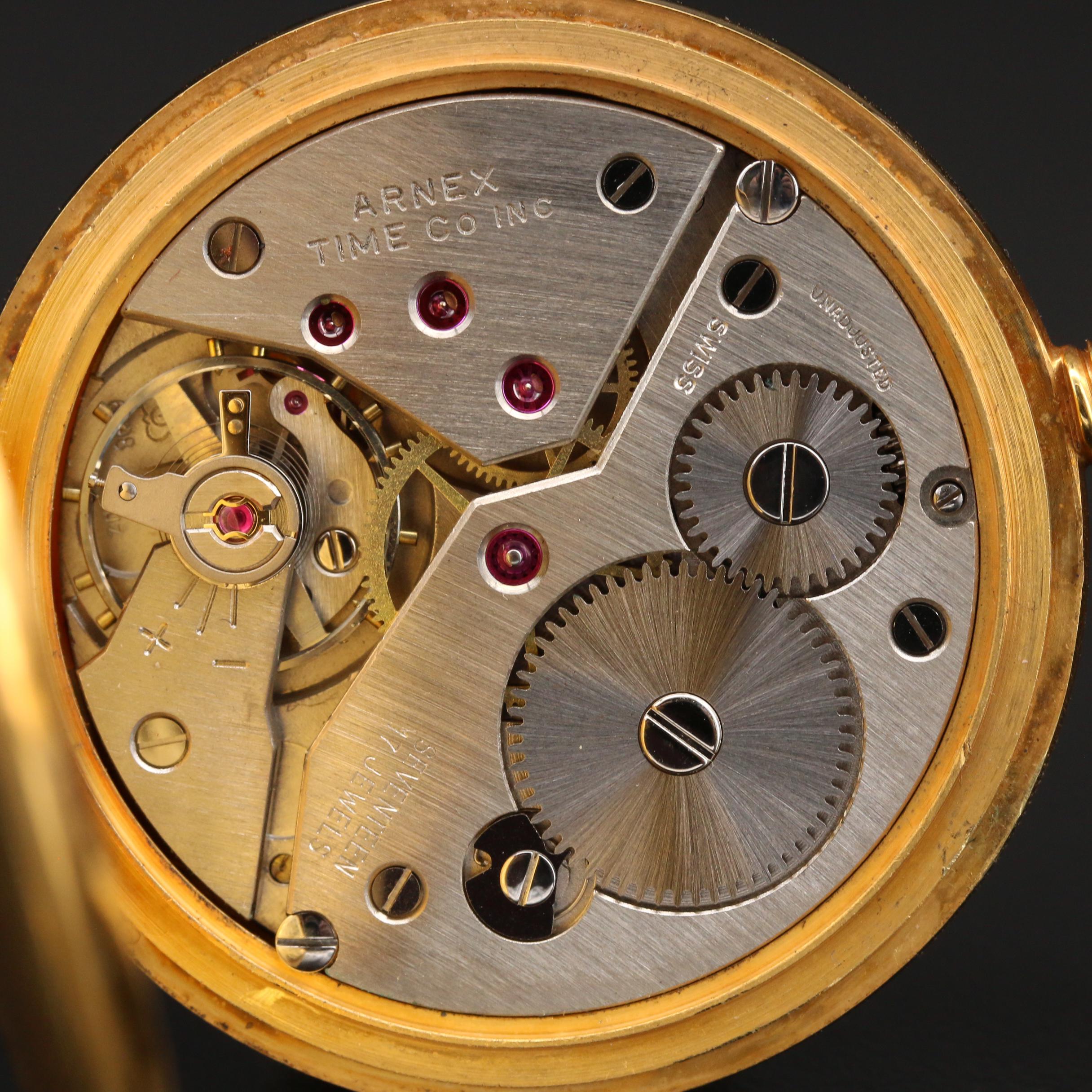 Arnex Hunting Case and Caravelle Open Face Pocket Watch