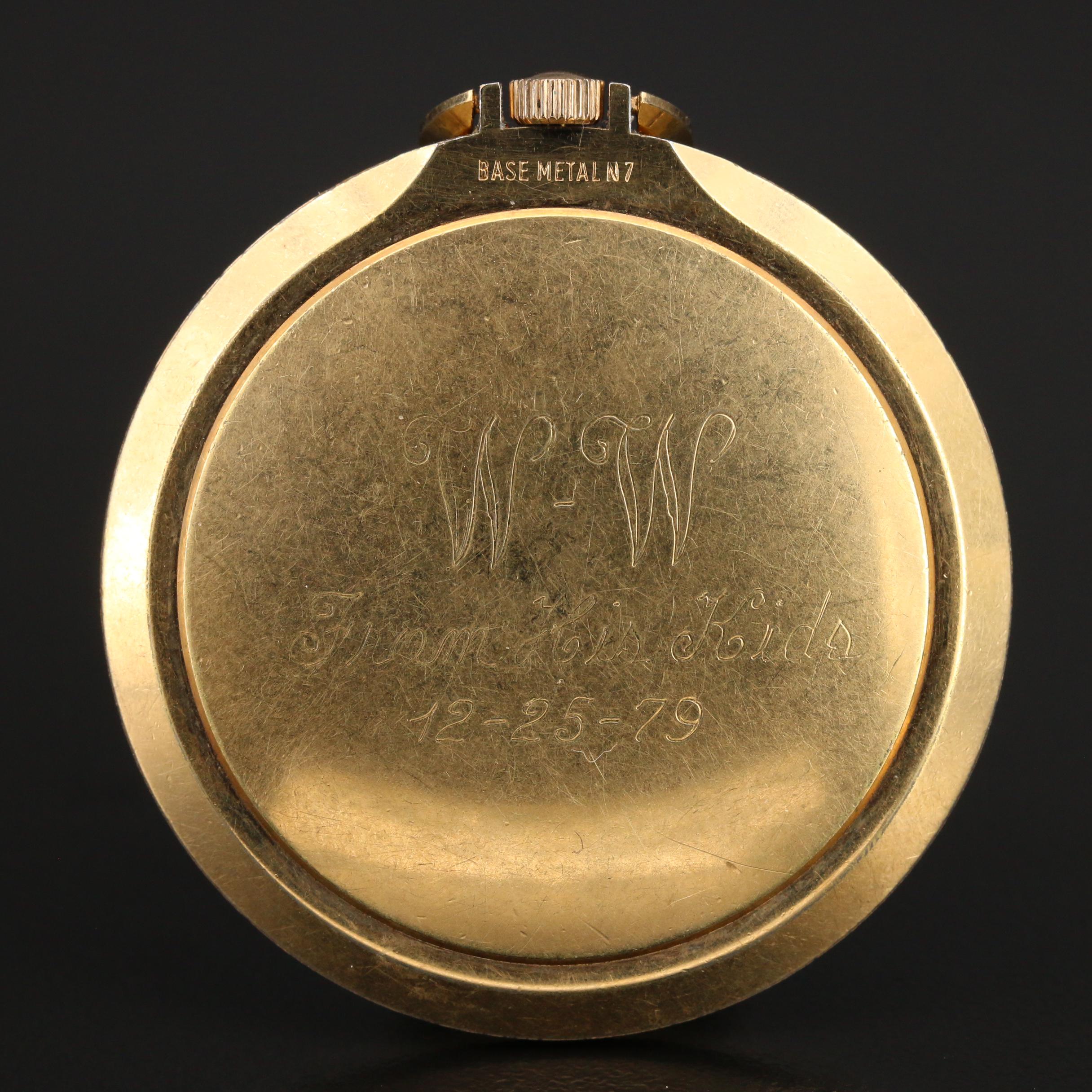 Arnex Hunting Case and Caravelle Open Face Pocket Watch