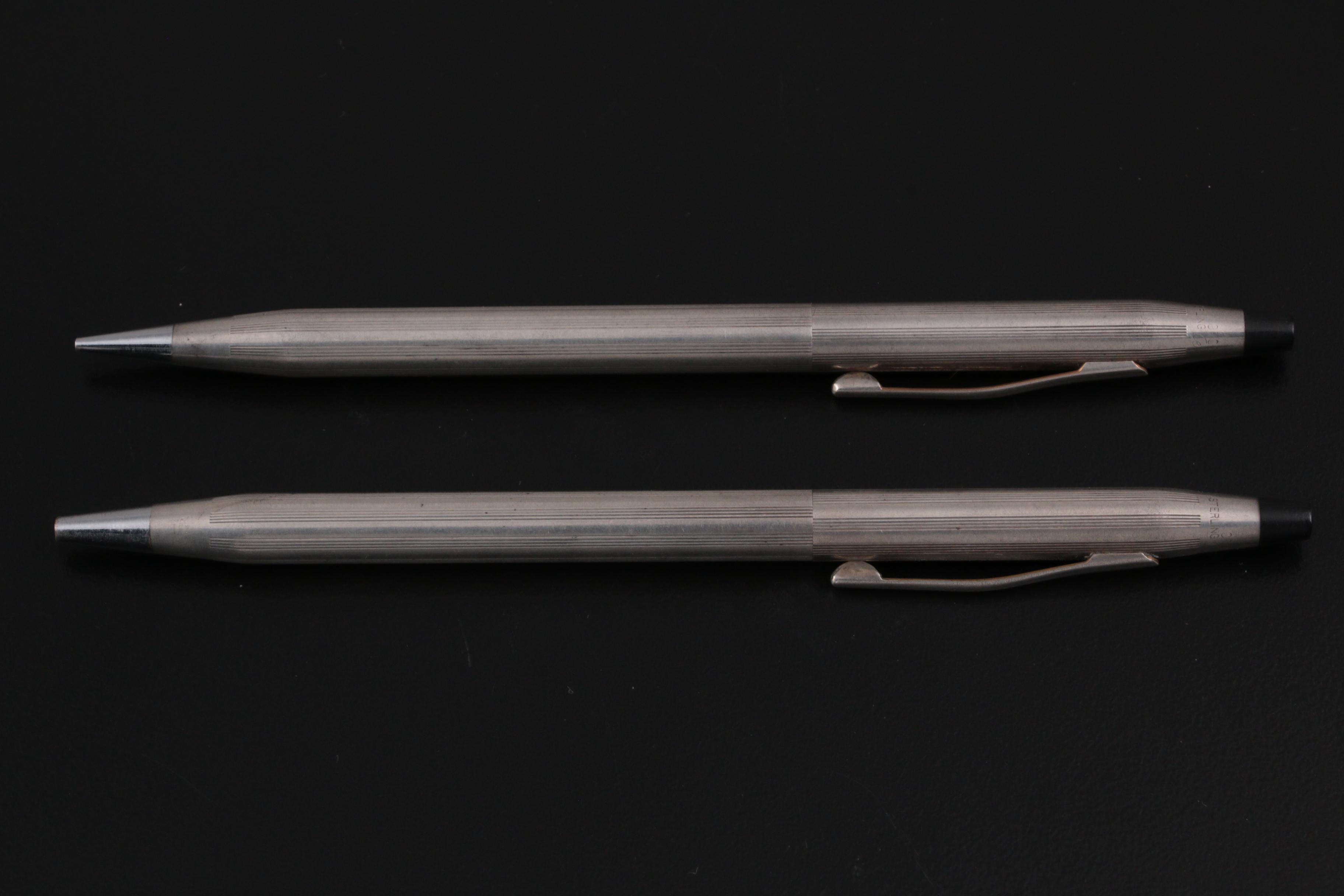 Cross "Century" Sterling Silver Ballpoint Pen and Mechanical Pencil Set