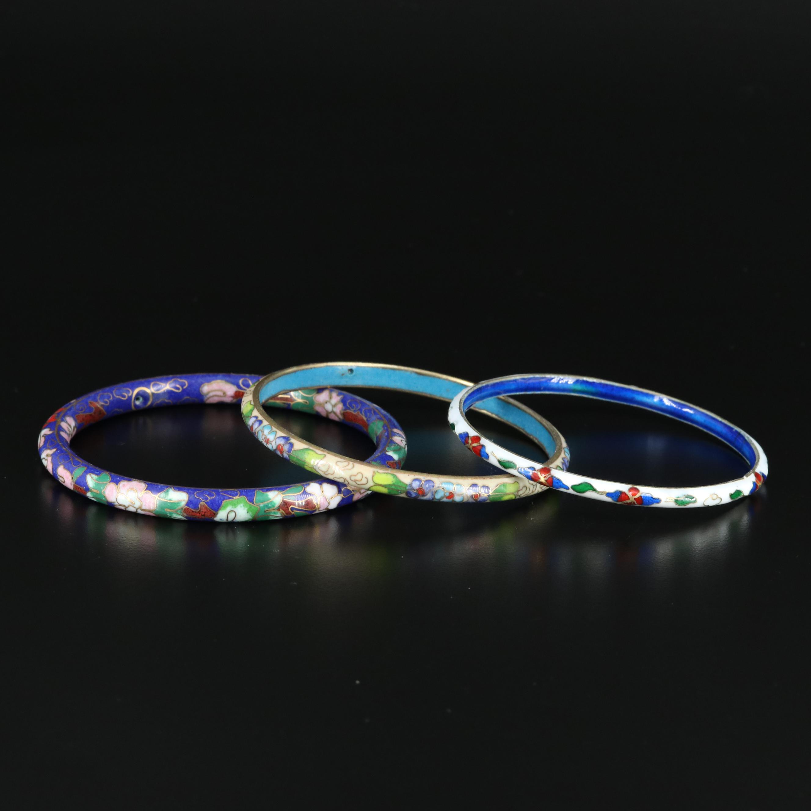 Cloisonné Enamel Bangle Collection