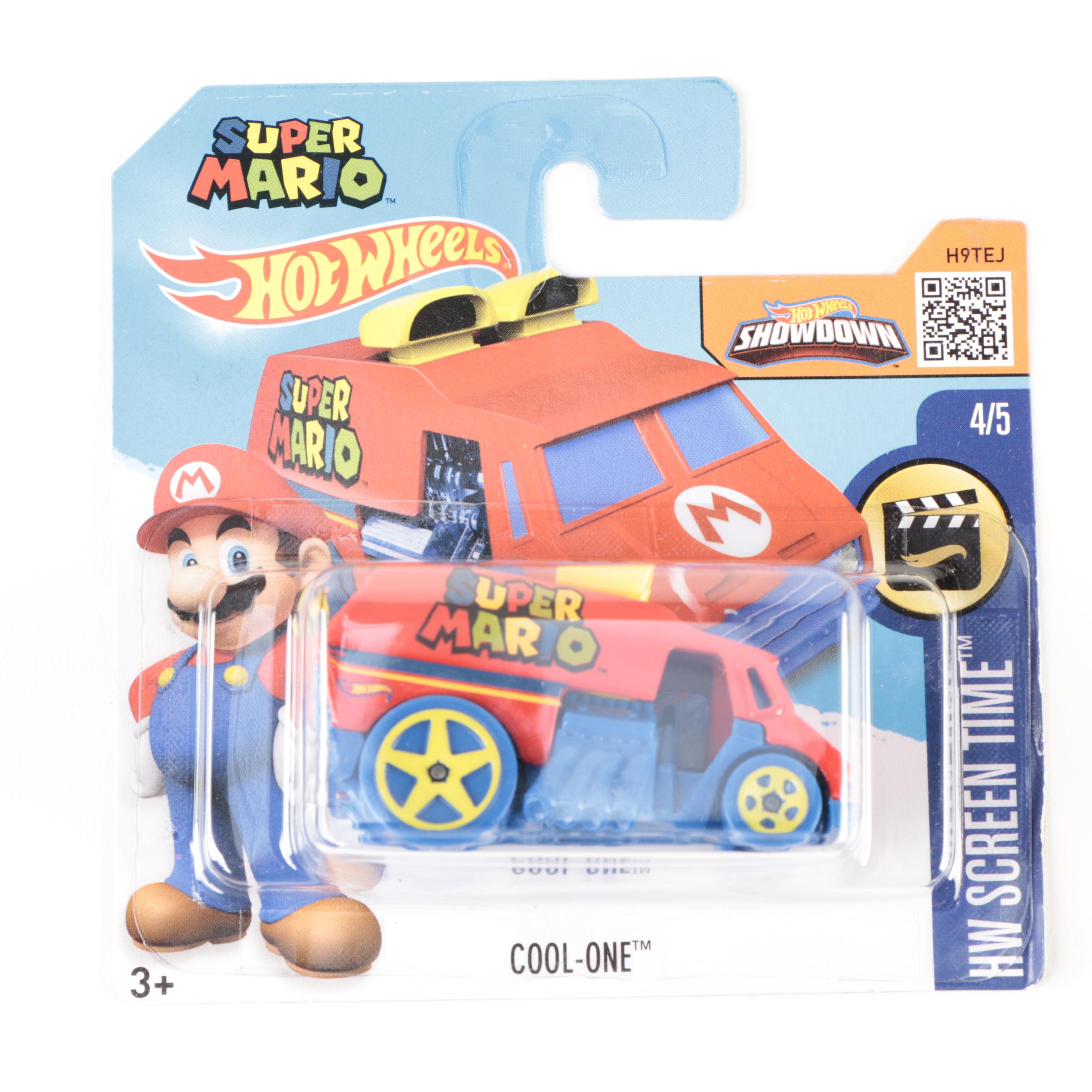 Mattel "Hot Wheels" 50-Car Packs 1:64 Scale with "Super Mario" Themed Car