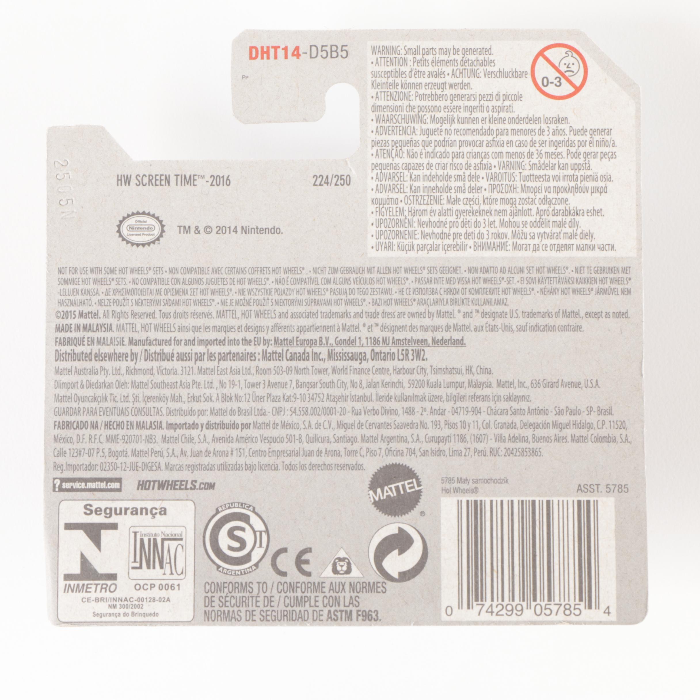 Mattel "Hot Wheels" 50-Car Packs 1:64 Scale with "Super Mario" Themed Car