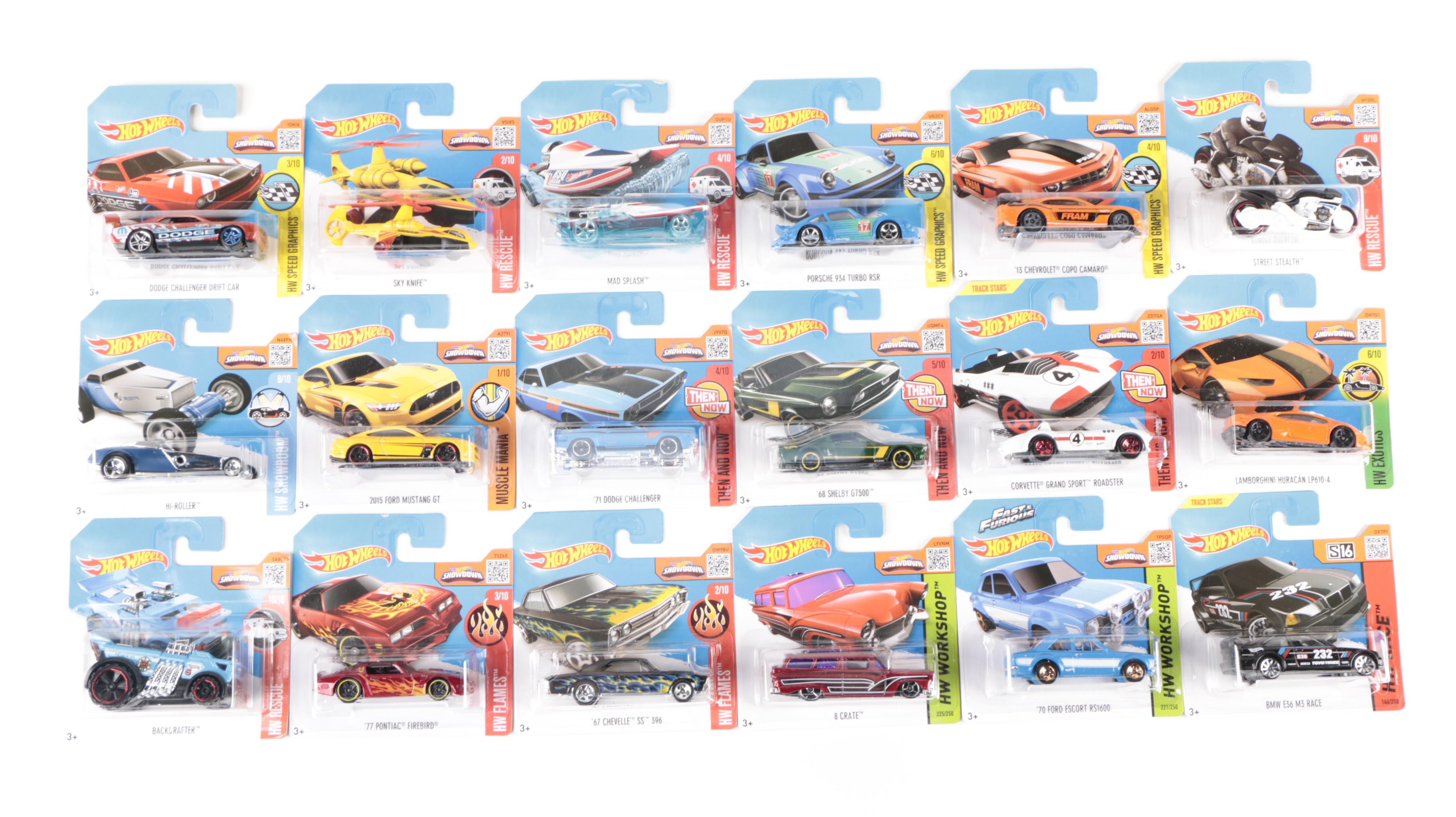 Mattel "Hot Wheels" 50-Car Packs 1:64 Scale with "Super Mario" Themed Car