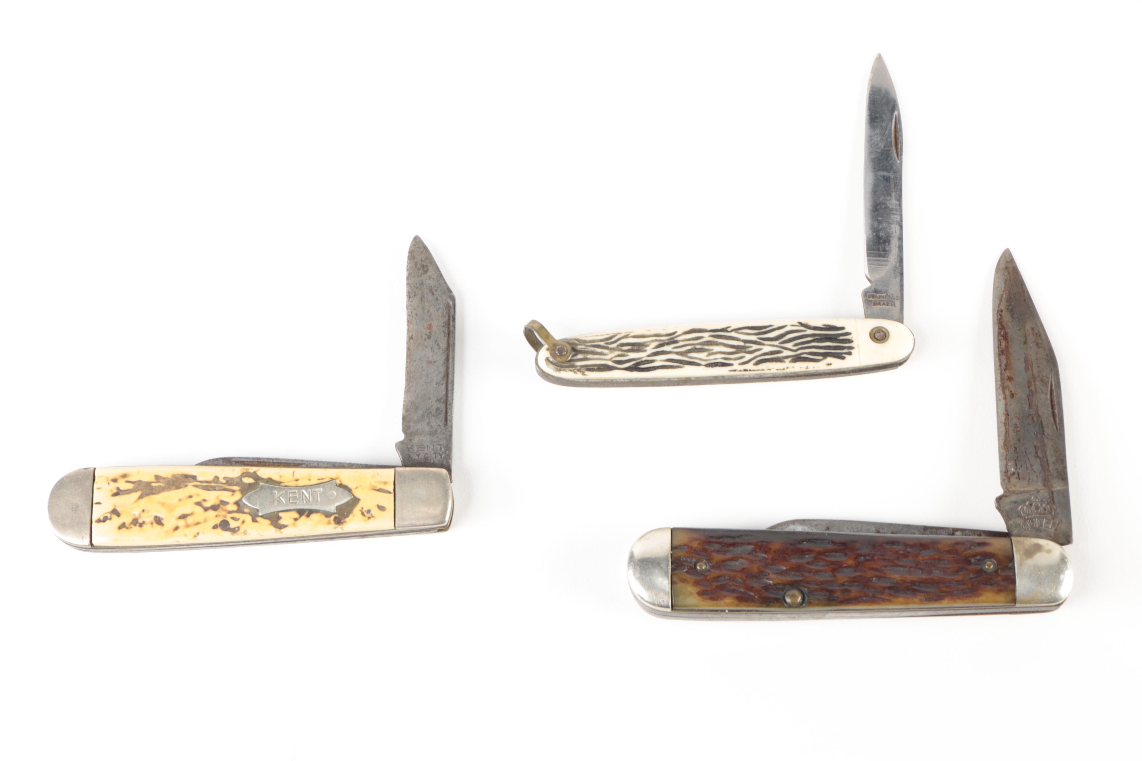 Wild Turkey, Queen, Camillus, Kabar, Kent, Other Pocket Knives