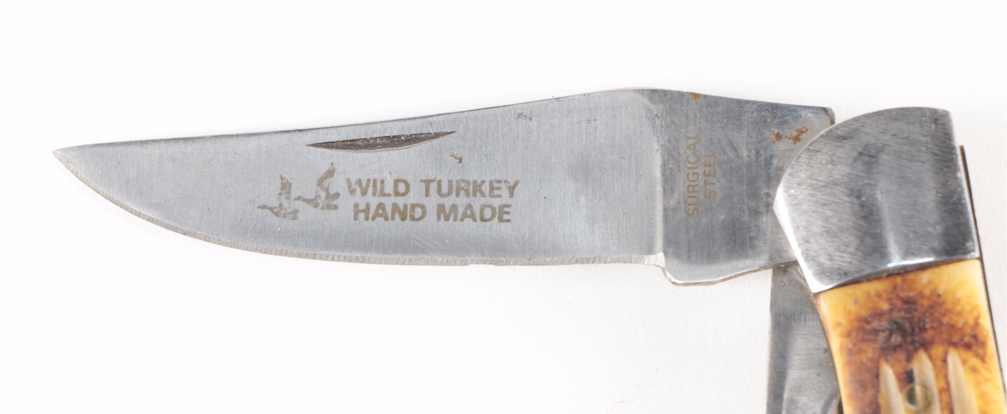 Wild Turkey, Queen, Camillus, Kabar, Kent, Other Pocket Knives