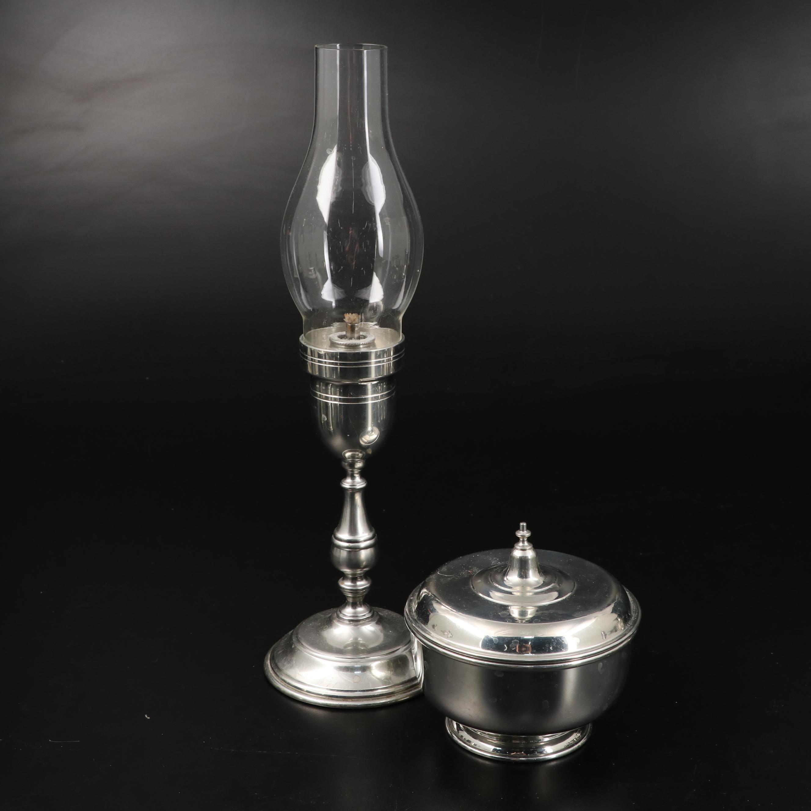 Stieff and Lenox Williamsburg Restoration with Other Pewter Tableware