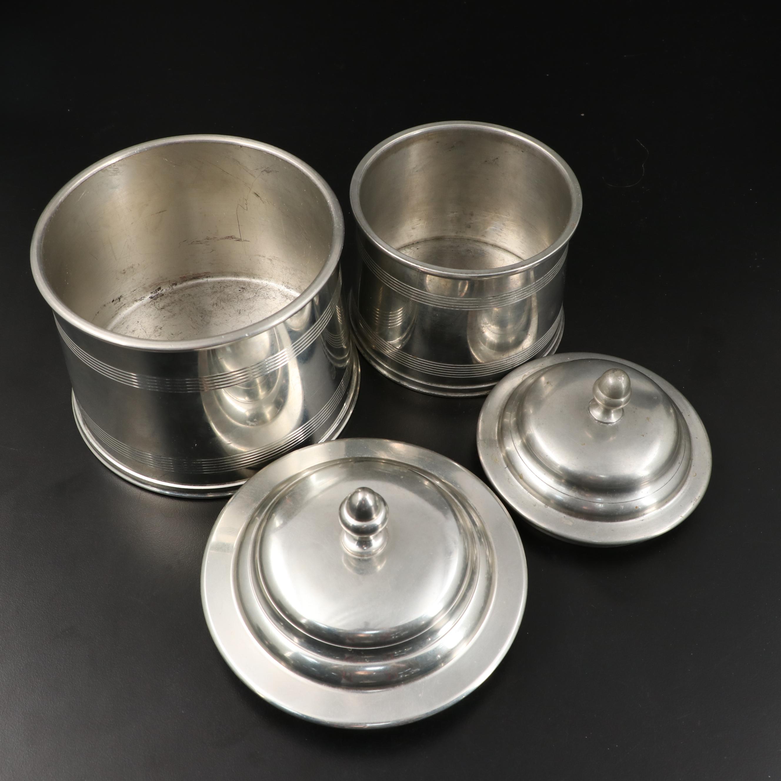 Stieff and Lenox Williamsburg Restoration with Other Pewter Tableware