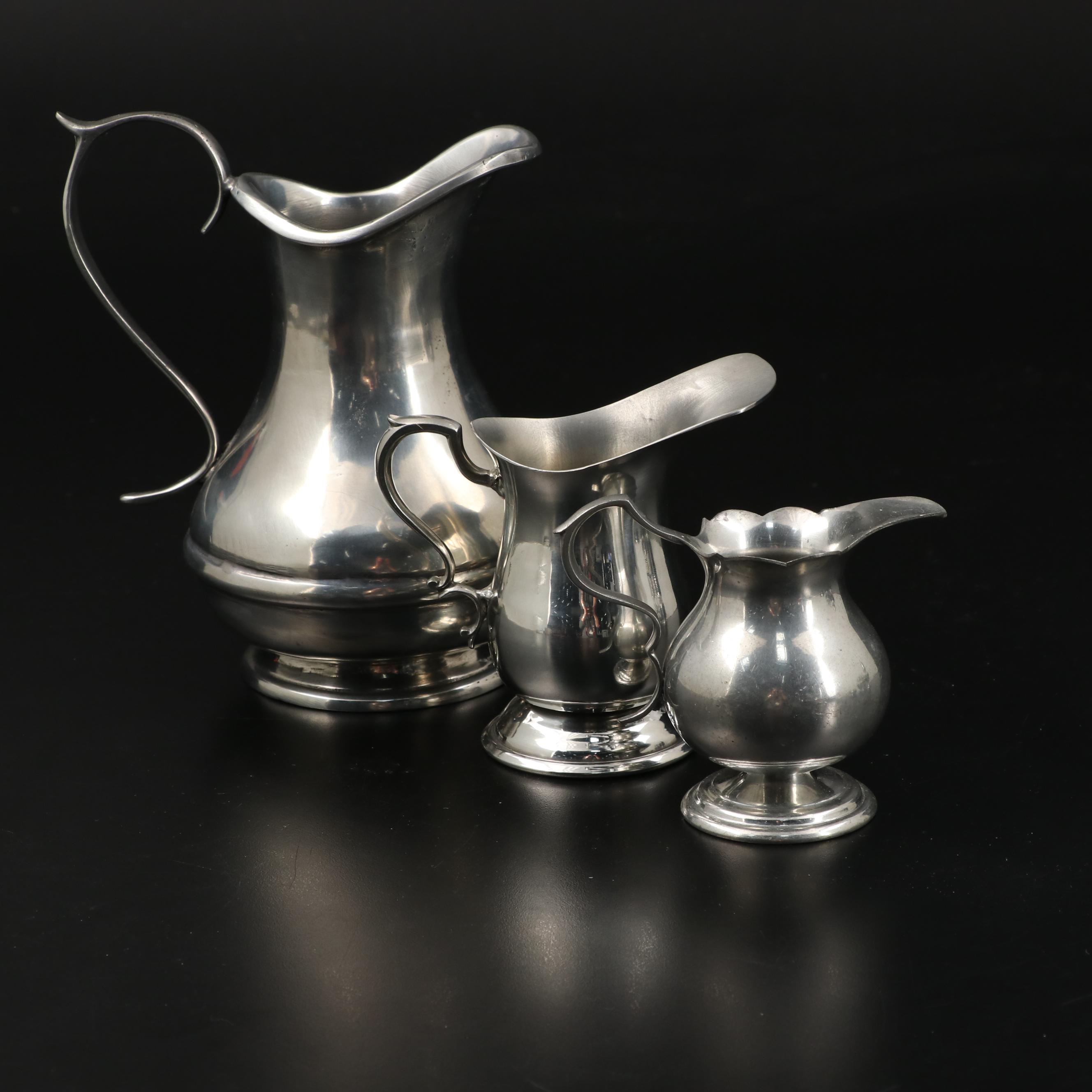 Stieff and Lenox Williamsburg Restoration with Other Pewter Tableware