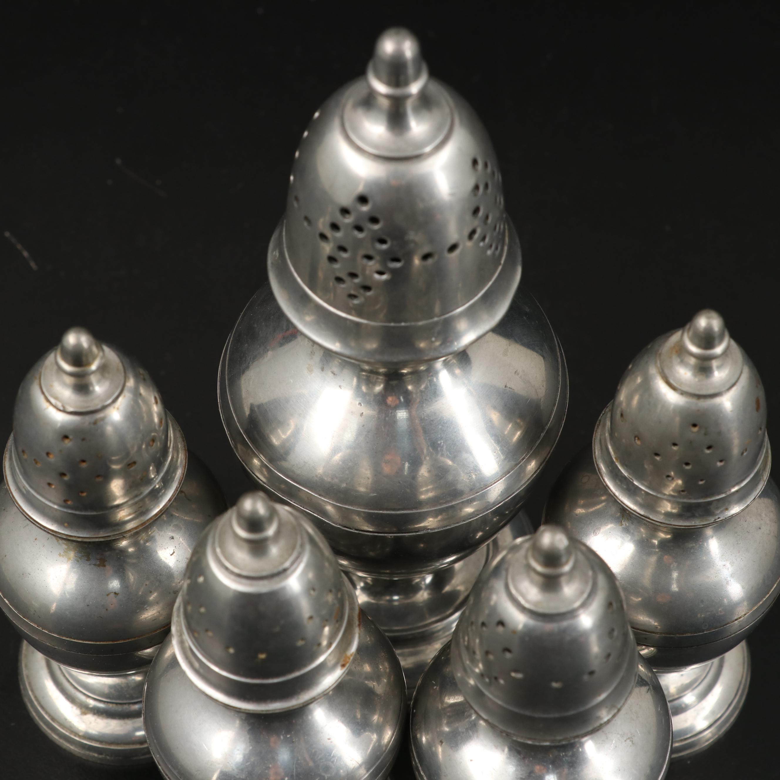 Stieff and Lenox Williamsburg Restoration with Other Pewter Tableware