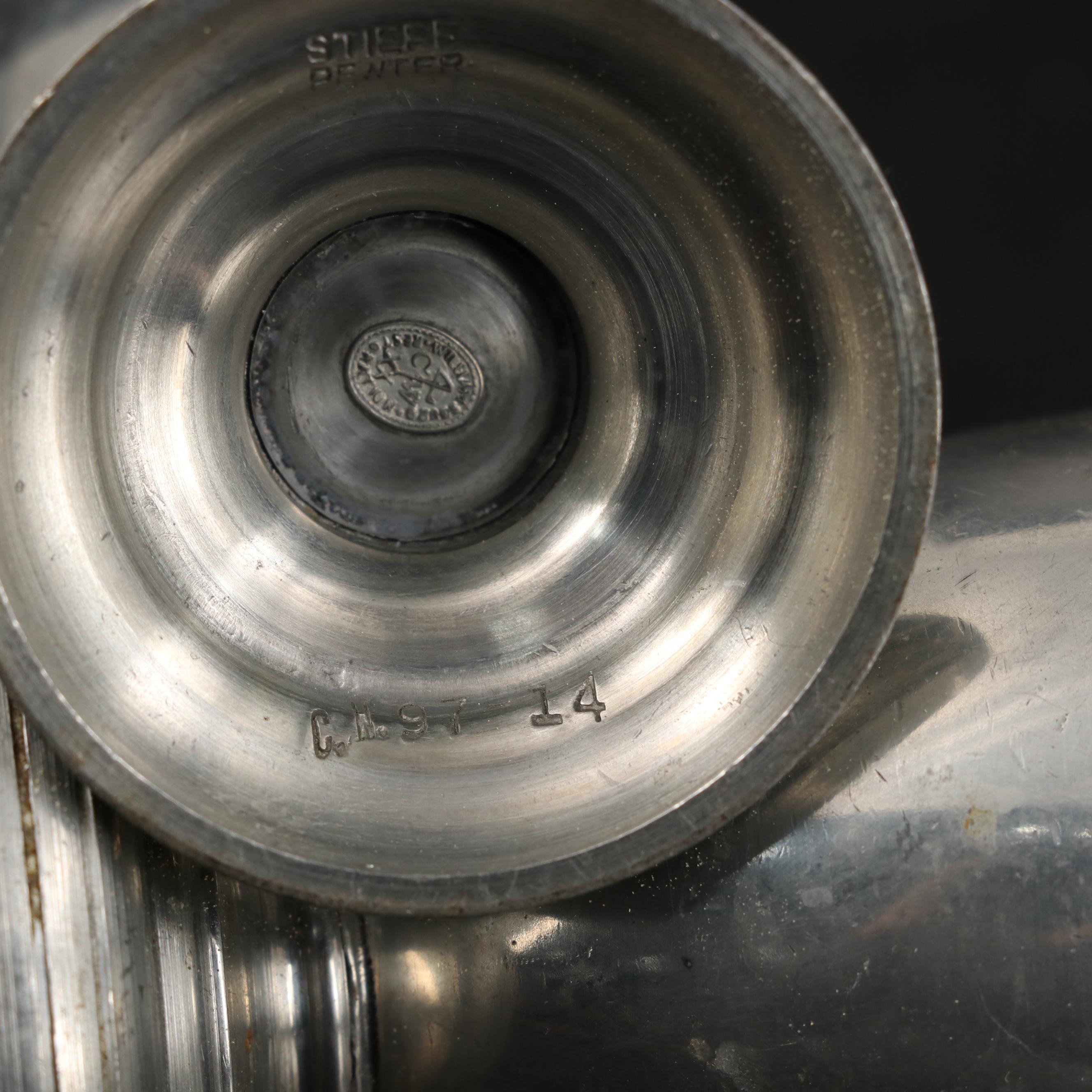 Stieff and Lenox Williamsburg Restoration with Other Pewter Tableware