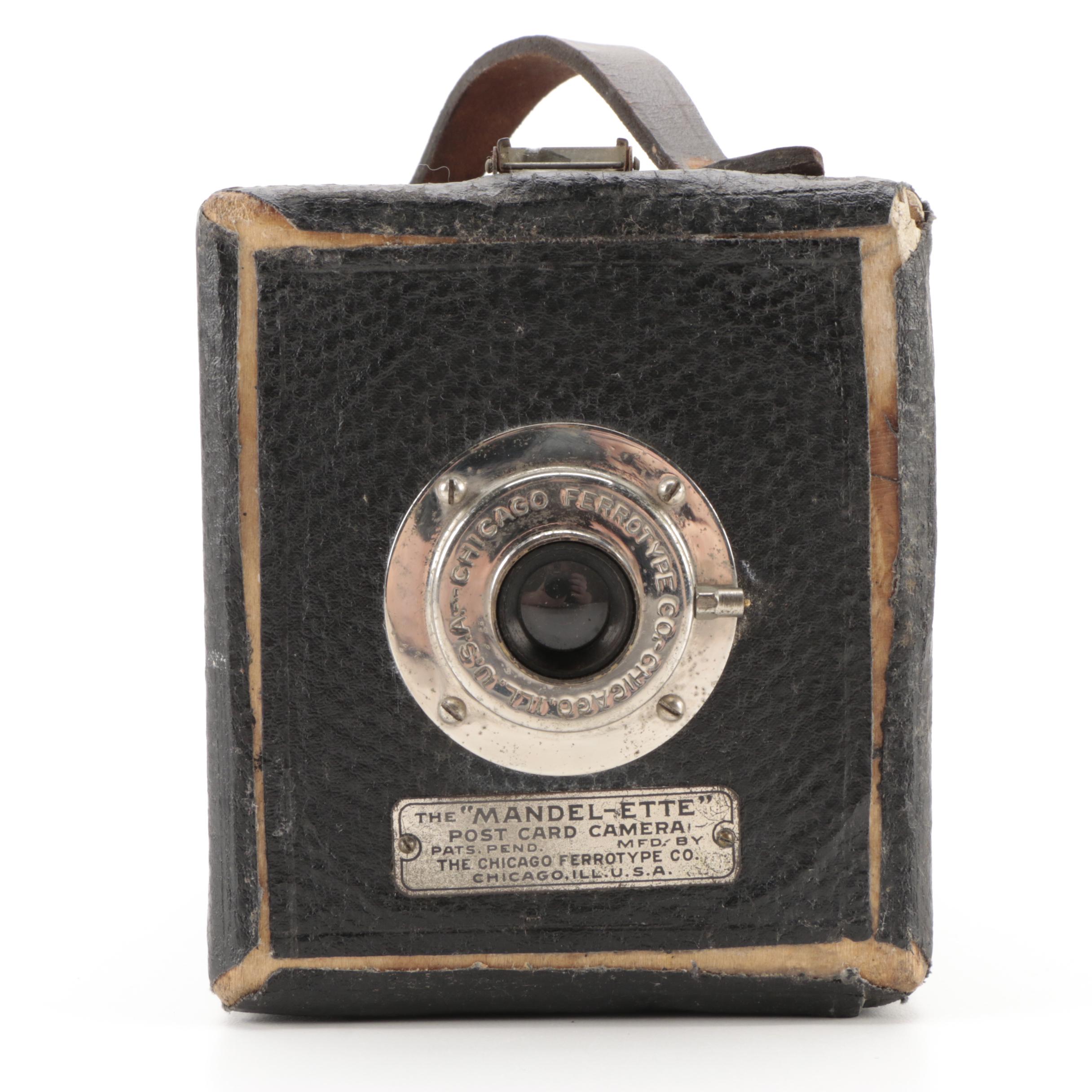 Chicago Ferrotype Co. Mandel-Ette Postcard Camera, Early 20th Century