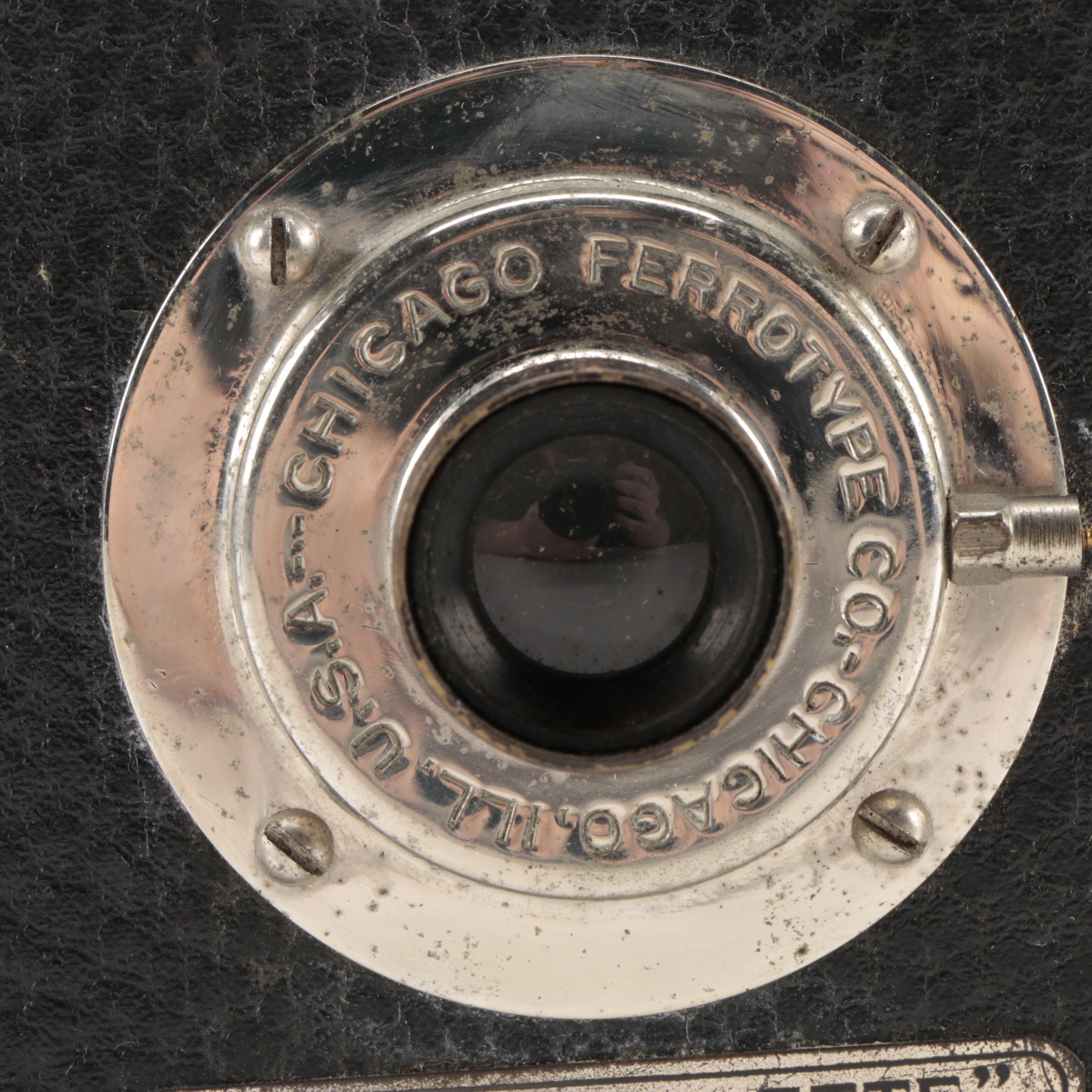 Chicago Ferrotype Co. Mandel-Ette Postcard Camera, Early 20th Century