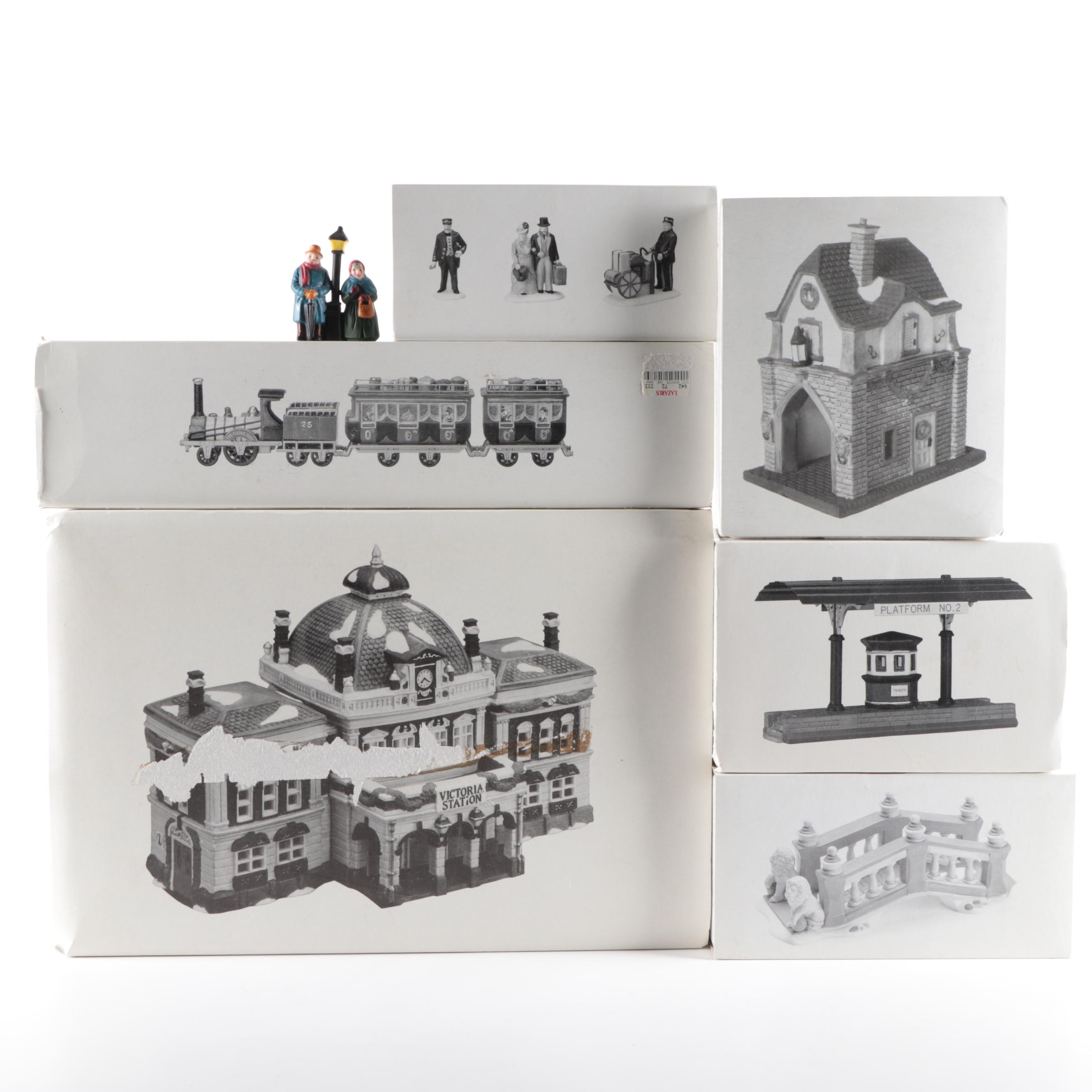Department 56 "Dickens' Village" Porcelain Buildings and Accessories
