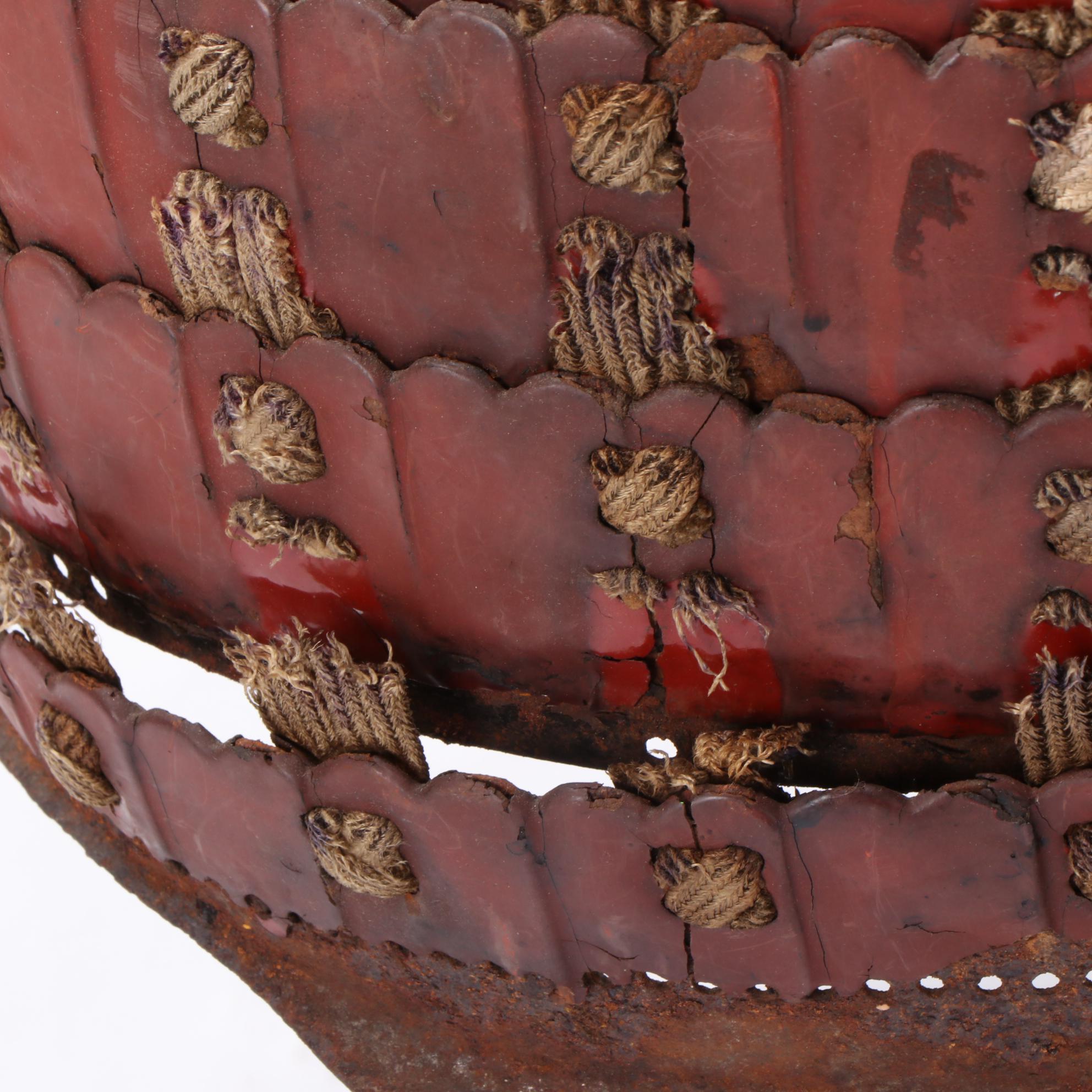 Japanese Samurai Nuinobe Dō Lacquered Iron Cuirass Armor, Edo Period