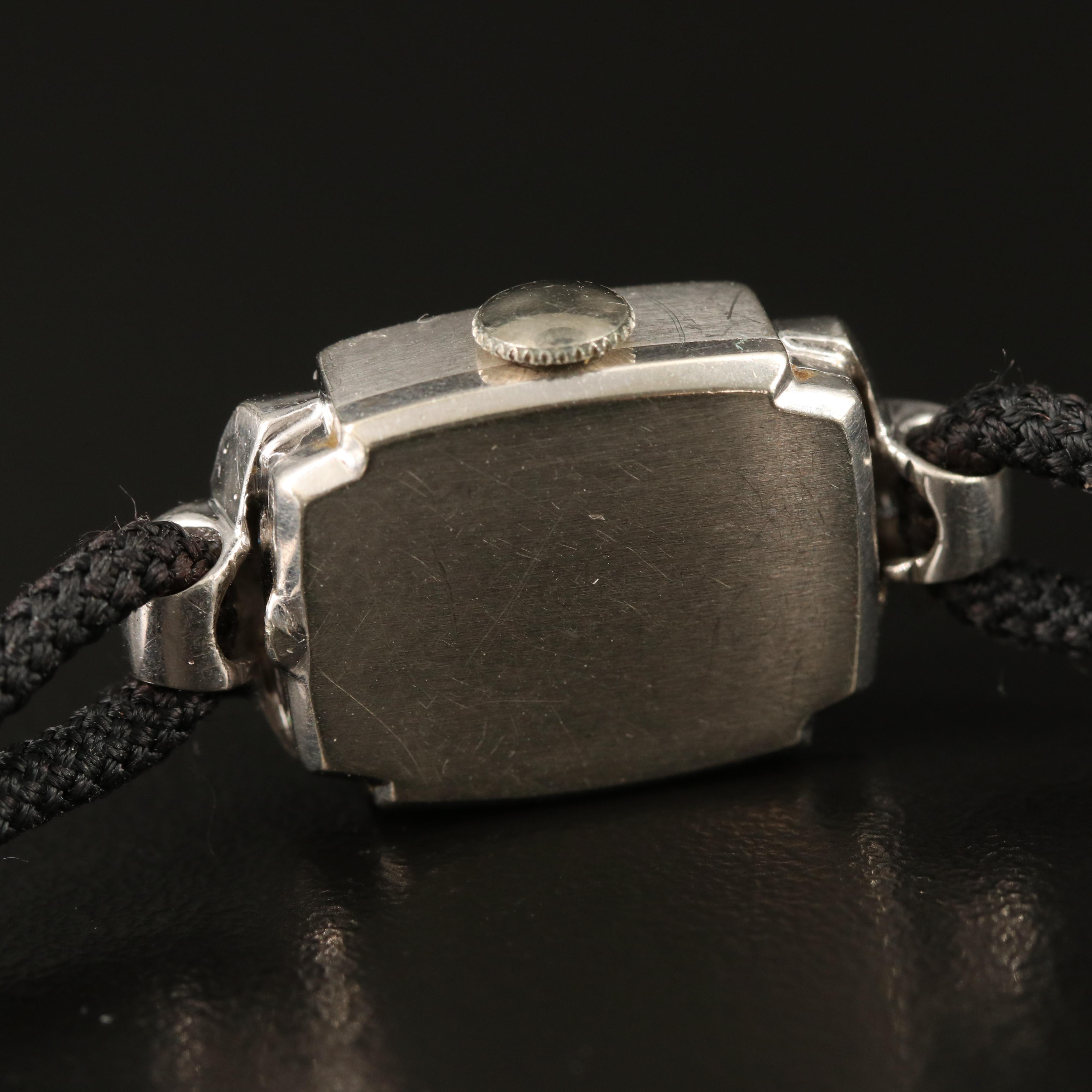 Jules Jurgensen 14K & S. Kocher Platinum Diamond Watch