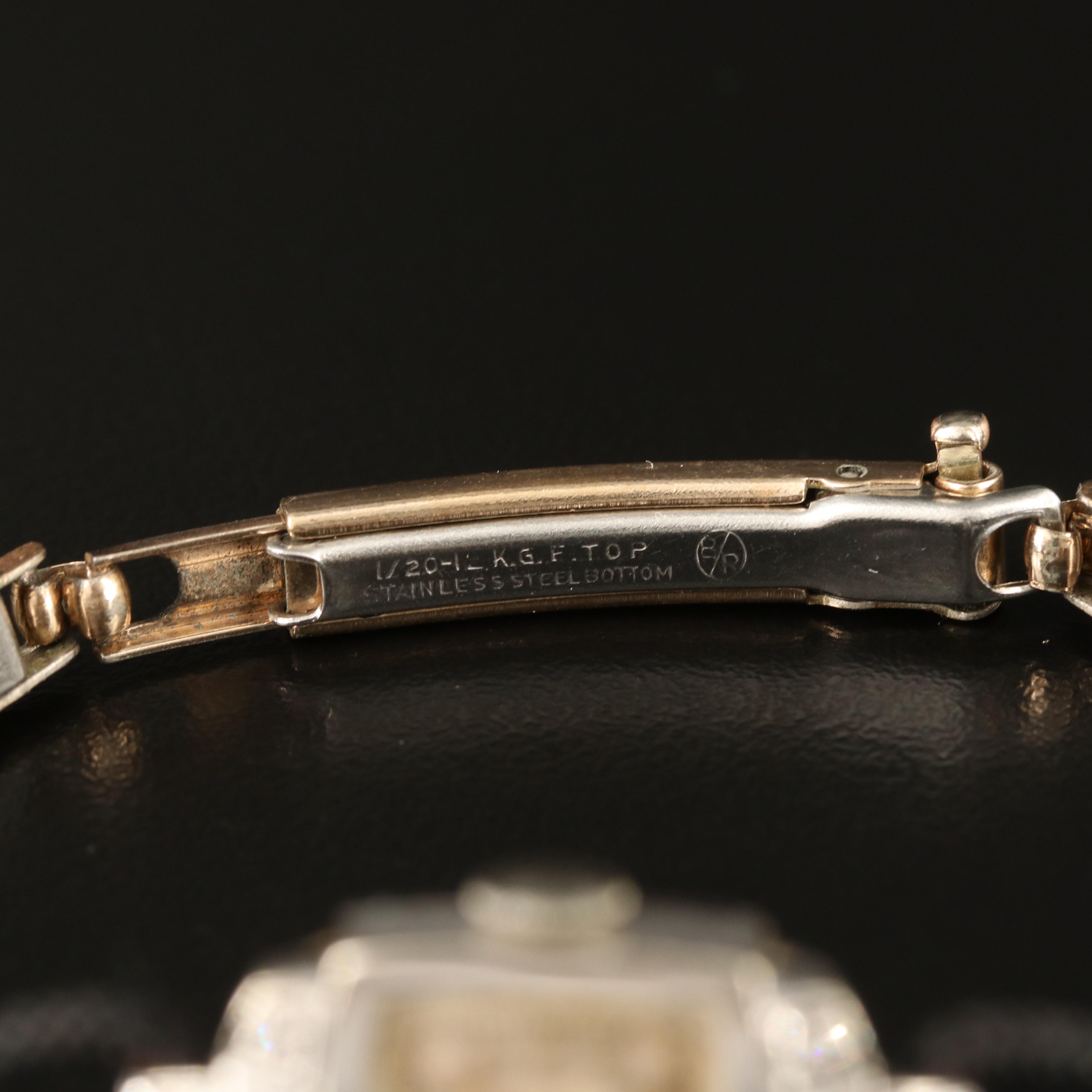 Jules Jurgensen 14K & S. Kocher Platinum Diamond Watch