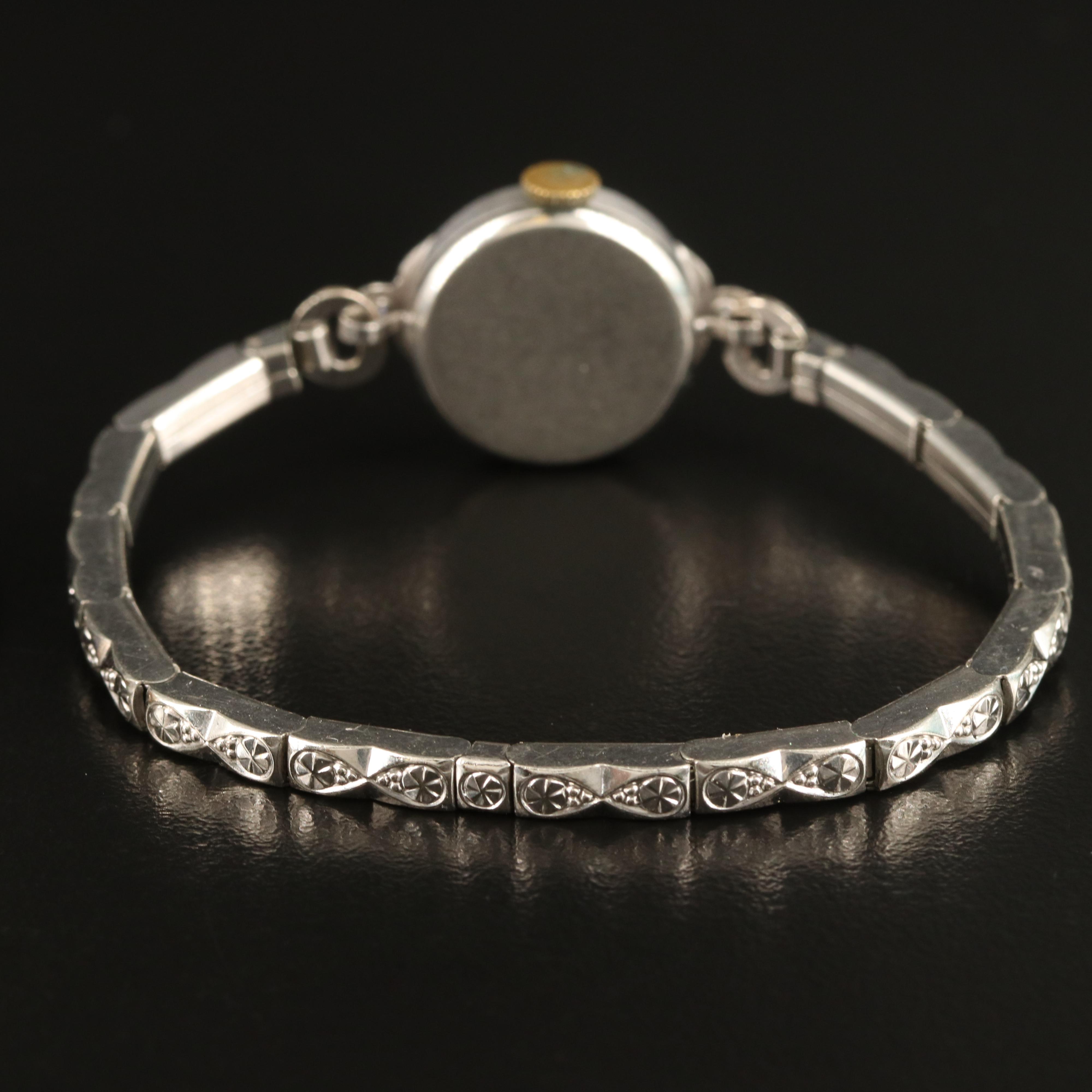 Jules Jurgensen 14K & S. Kocher Platinum Diamond Watch